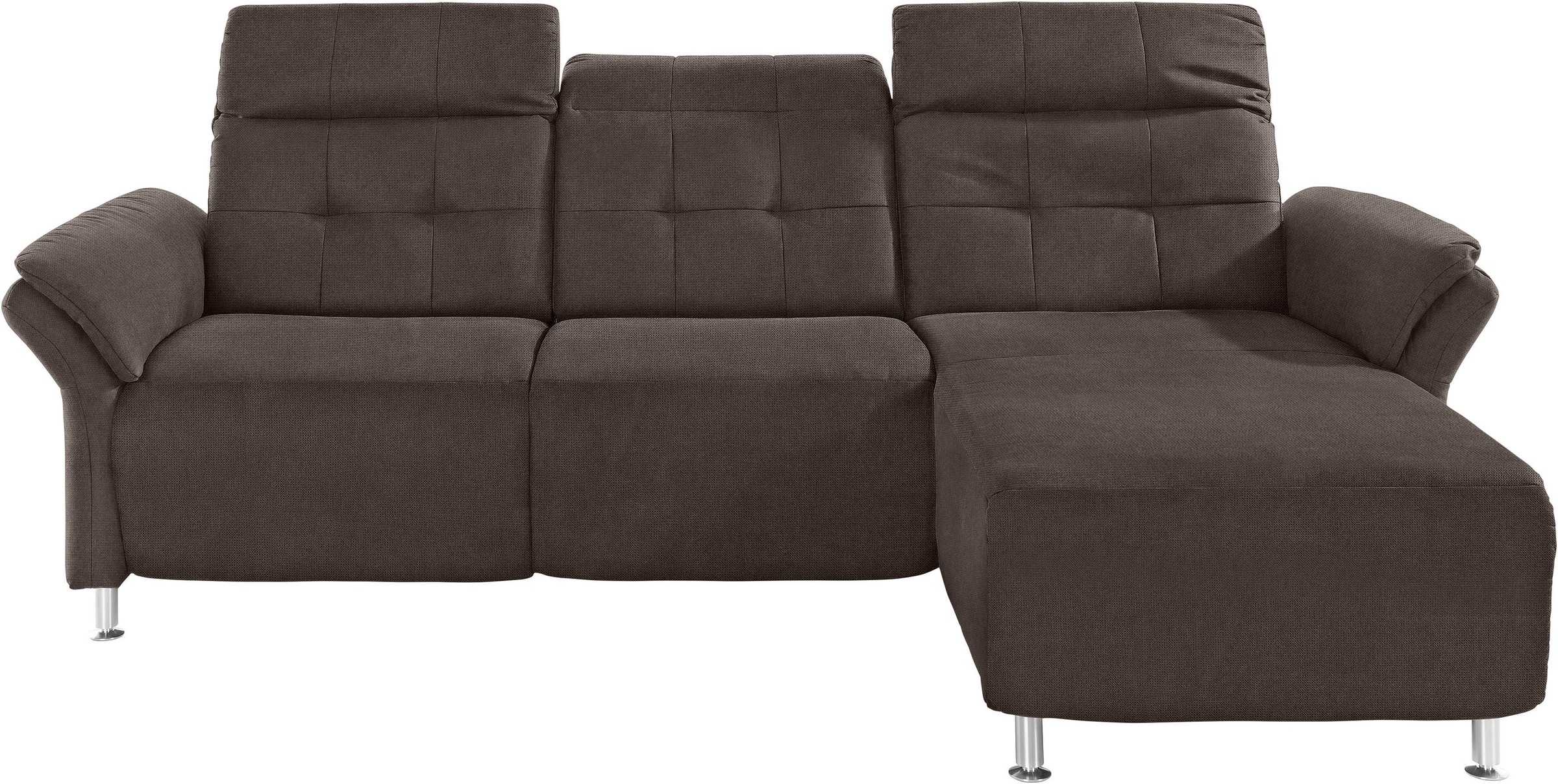 Home affaire Ecksofa »Manhattan L-Form« 2 Sitze mit elektrischer Relaxfunkt günstig online kaufen