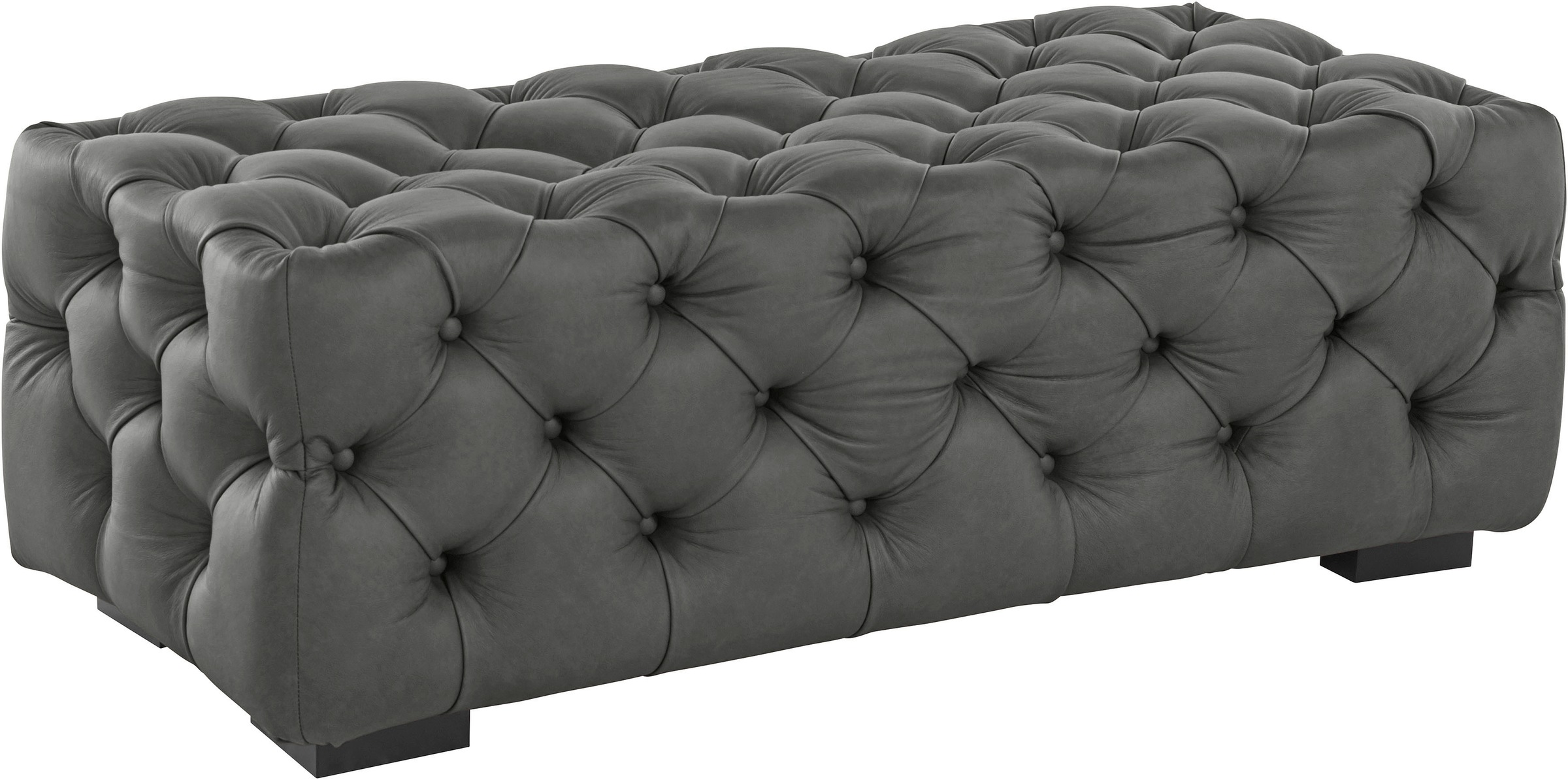 Guido Maria Kretschmer Home&Living Polsterhocker »Kalina«, mit klassischer Chesterfield-Knopfheftung