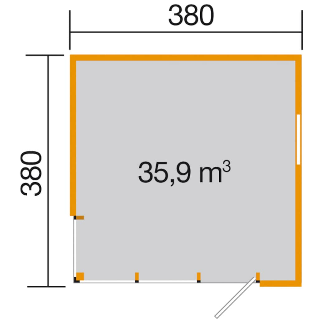 weka Gartenhaus »wekaLine 412 Gr.2«