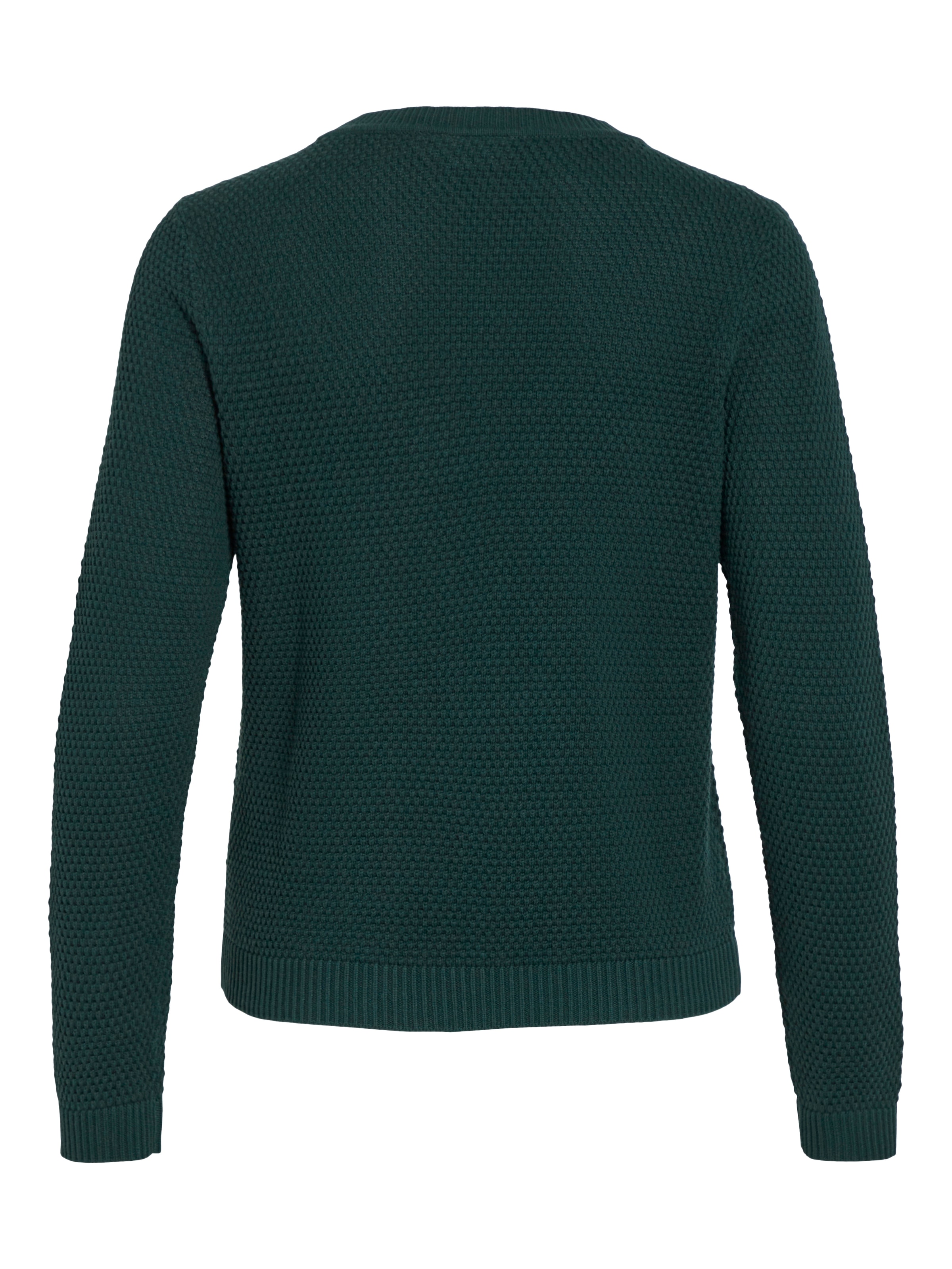 Vila Rundhalspullover »VIDALO O-NECK L/S KNIT TOP- NOOS« Baumwolle, regular fit