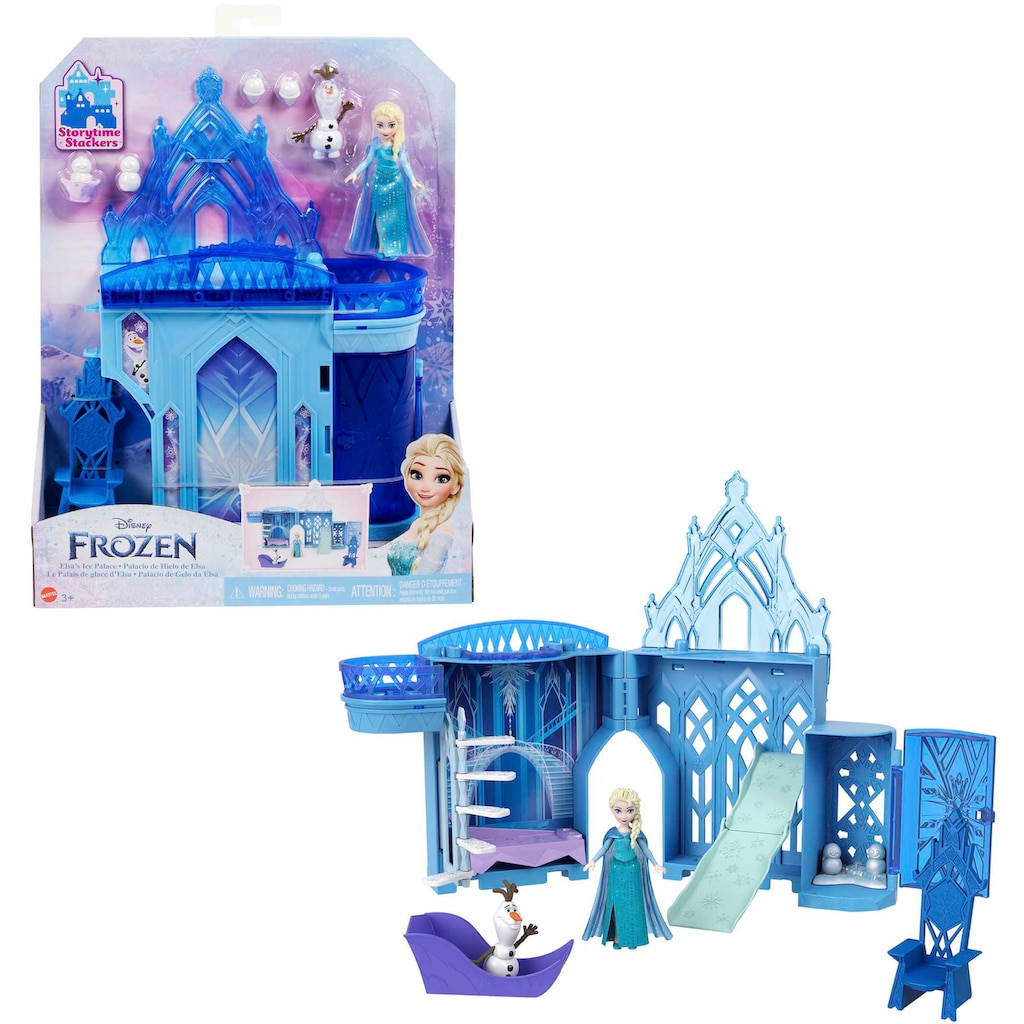Mattel® Puppenhaus »Disney Die Eiskönigin, Elsas Stapelschloss«