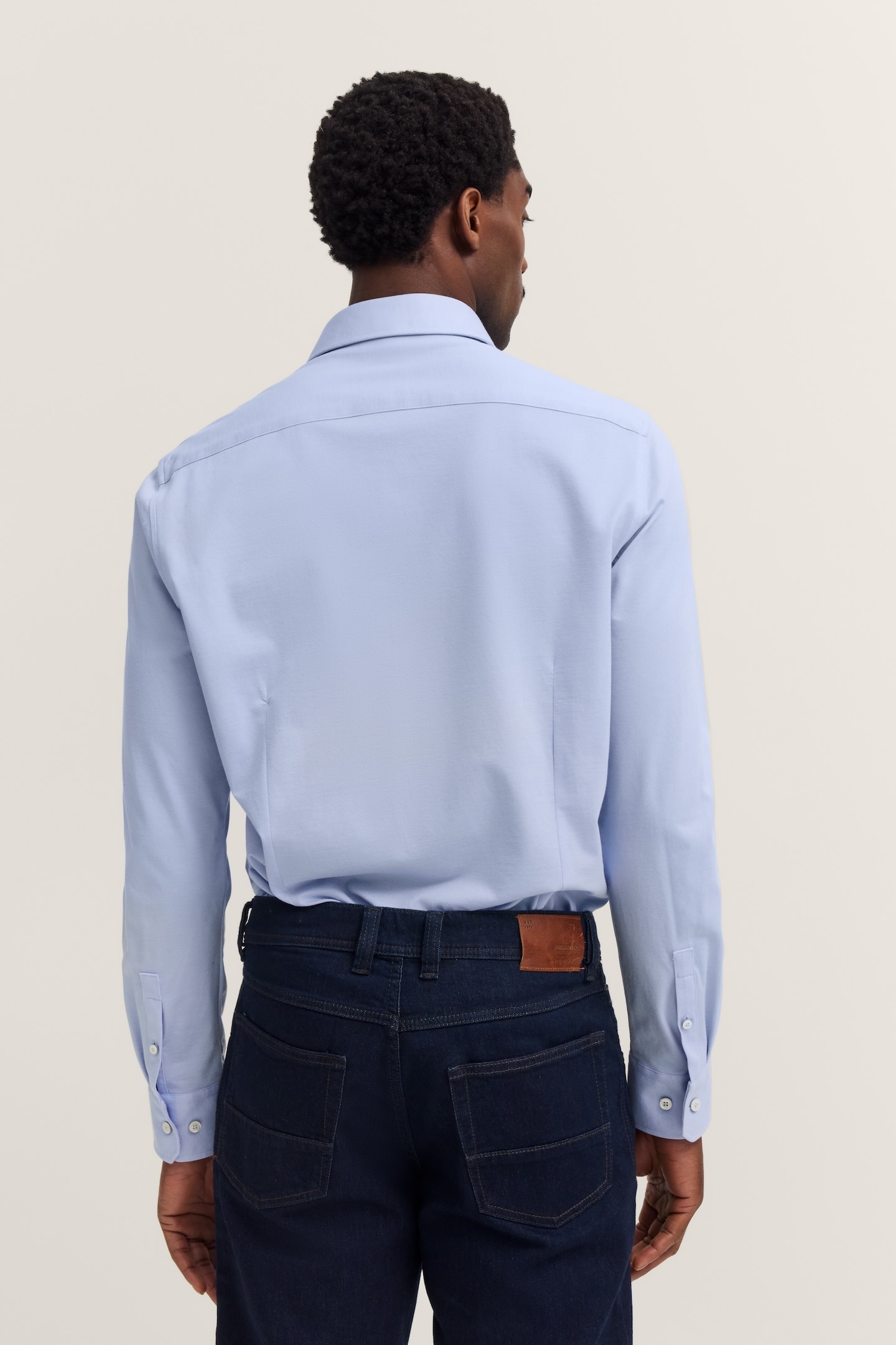 bugatti Langarmhemd »Modern Fit«, mit Kent-Kragen und Stretch-Funktion