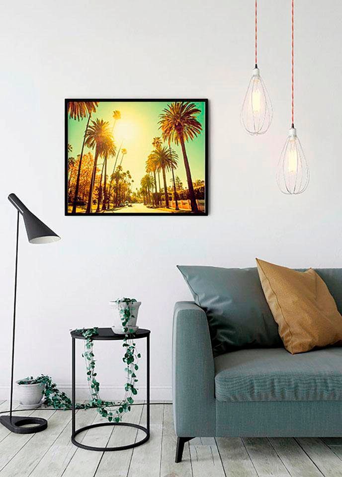 Komar Bild »Palm Alley«, Städte, (1 St.), Wandbild zur Dekoration - ohne Rahmen