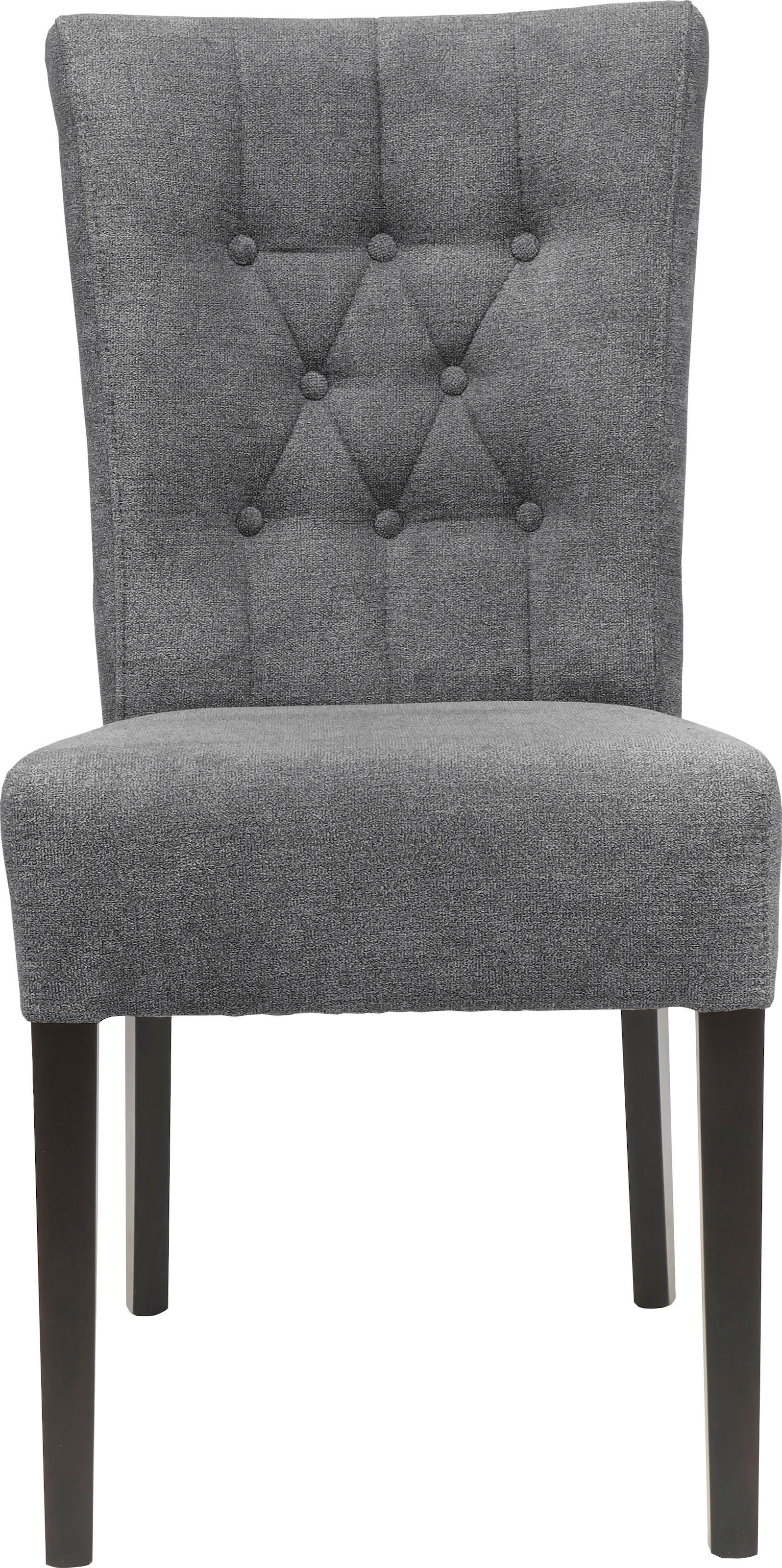 Home affaire Esszimmerstuhl »Queen BESTSELLER«, (Set), 2 St., Feinstruktur, Polsterstuhl mit Knopfheftung, 2er, 4er oder 6er Set