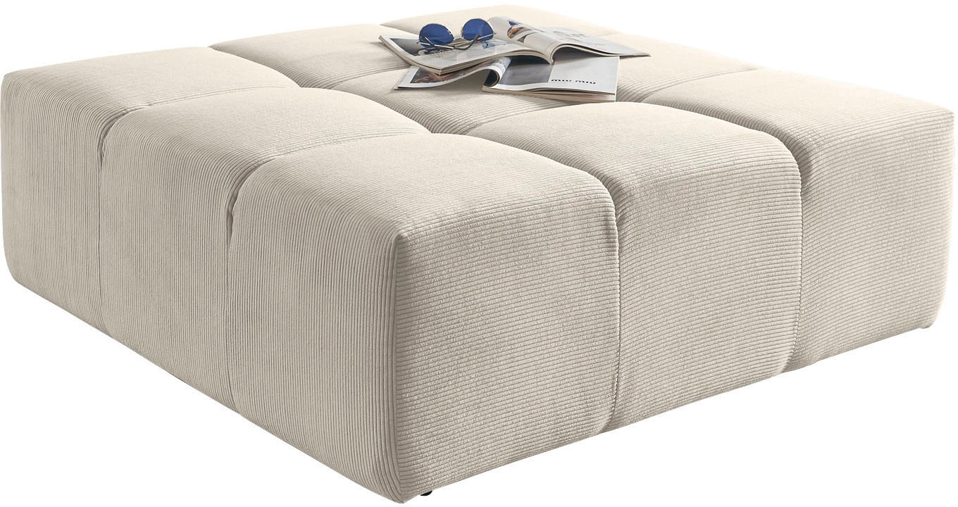 INOSIGN Polsterhocker »Ancona«, passend zur "Ancona"-Polsterserie, auch in Cord + Easy Care