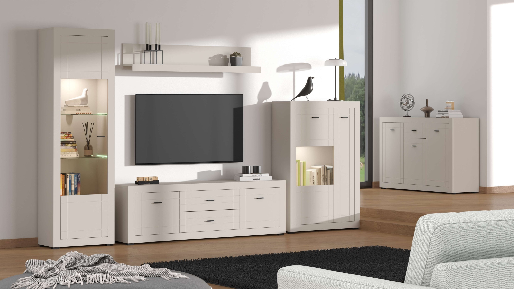 Home affaire Wandregal »Warwick, Schwebendes Regal, Wandkonsole, Wandboard« Ablageboden, Wandmontiert,  Gesamtbreite 137,5 cm, Heißfolienprägung