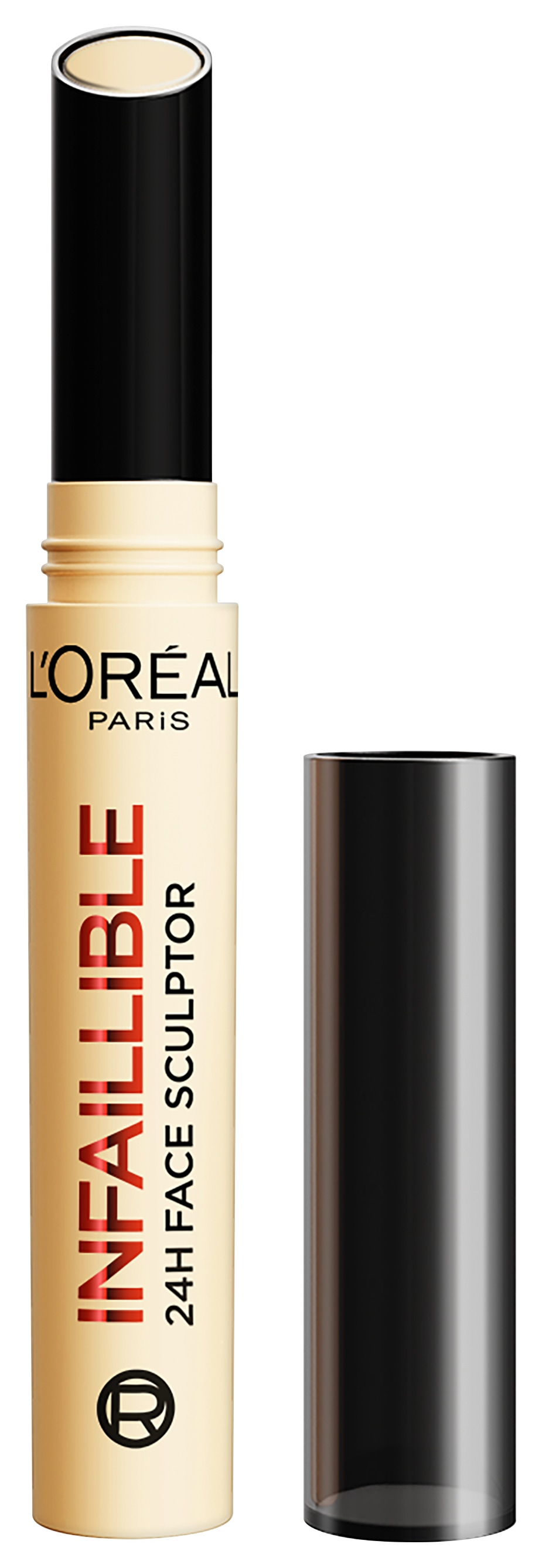 L'ORÉAL PARIS Contouring-Stick »INFAILLIBLE 24H FACE SCULPTOR CONTOURING STICK« sorgt auch unterwegs für besonders schnelle Touch-ups