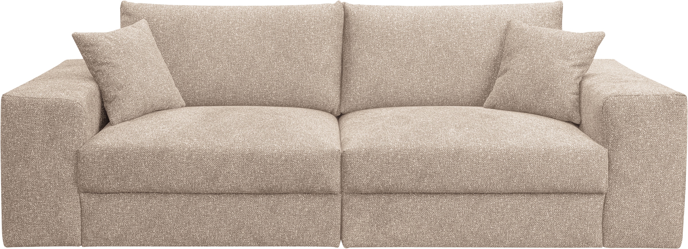 WERK2 Big-Sofa »Rozzana mit viel Platz und aktuellen Bezugsvarianten«, mit losen Rückenkissen