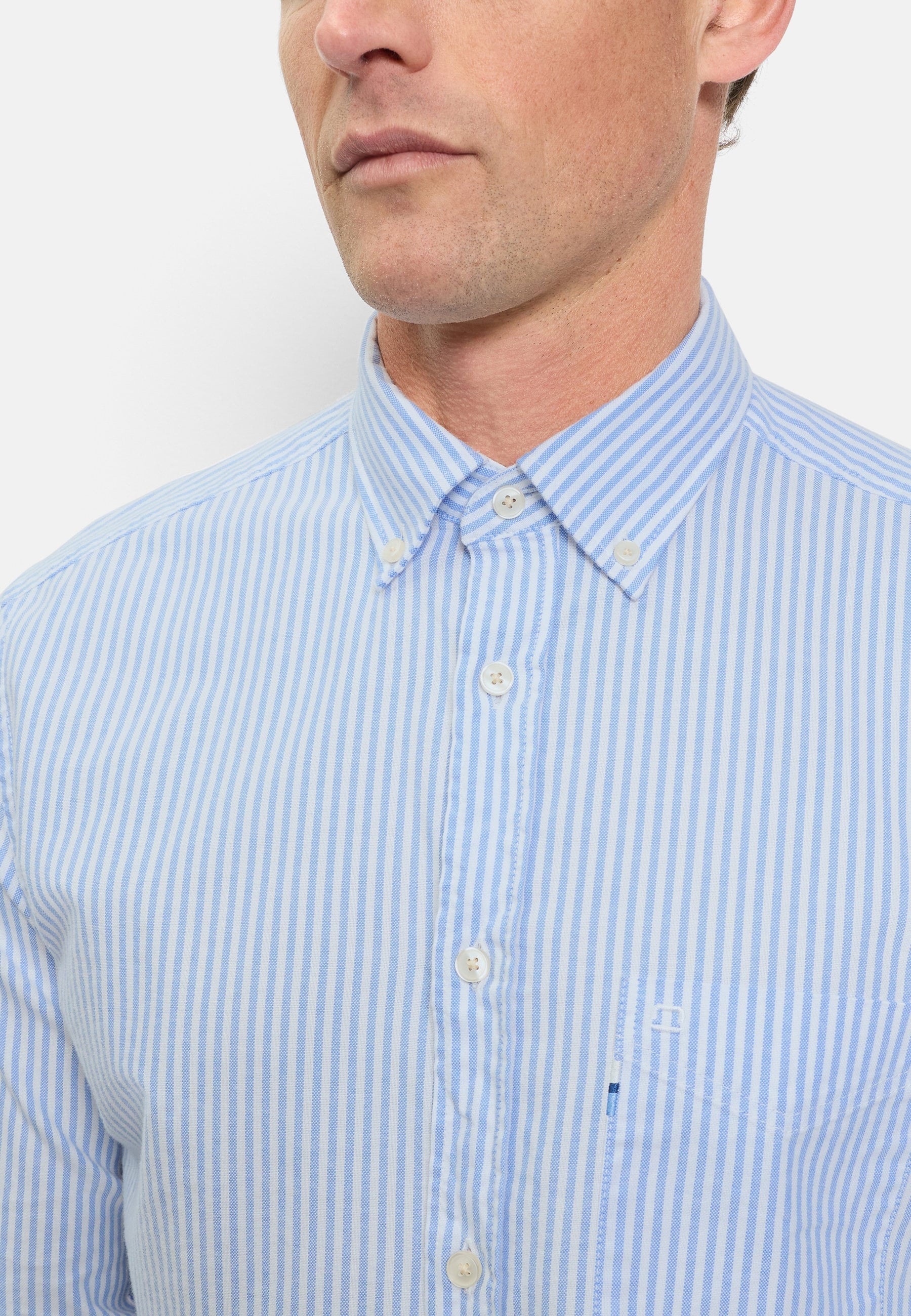 OLYMP Langarmhemd »OLYMP Casual, regular fit, Freizeithemd, Button-down«