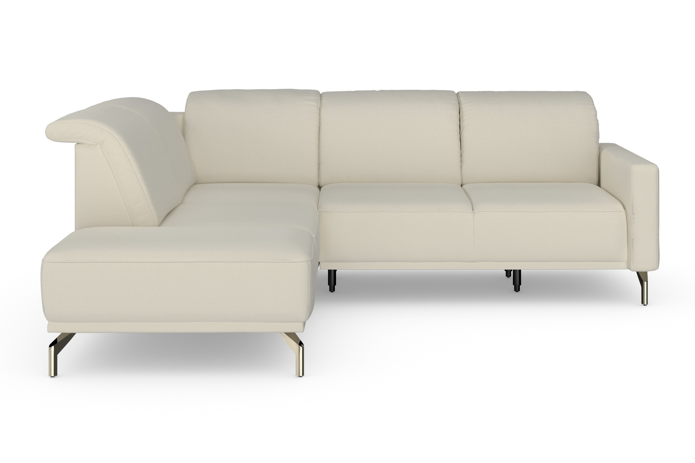 sit&more Ecksofa »Bailando L-Form«, wahlweise mit Kopfteilverstellung und Vorziehsitz, motorisch