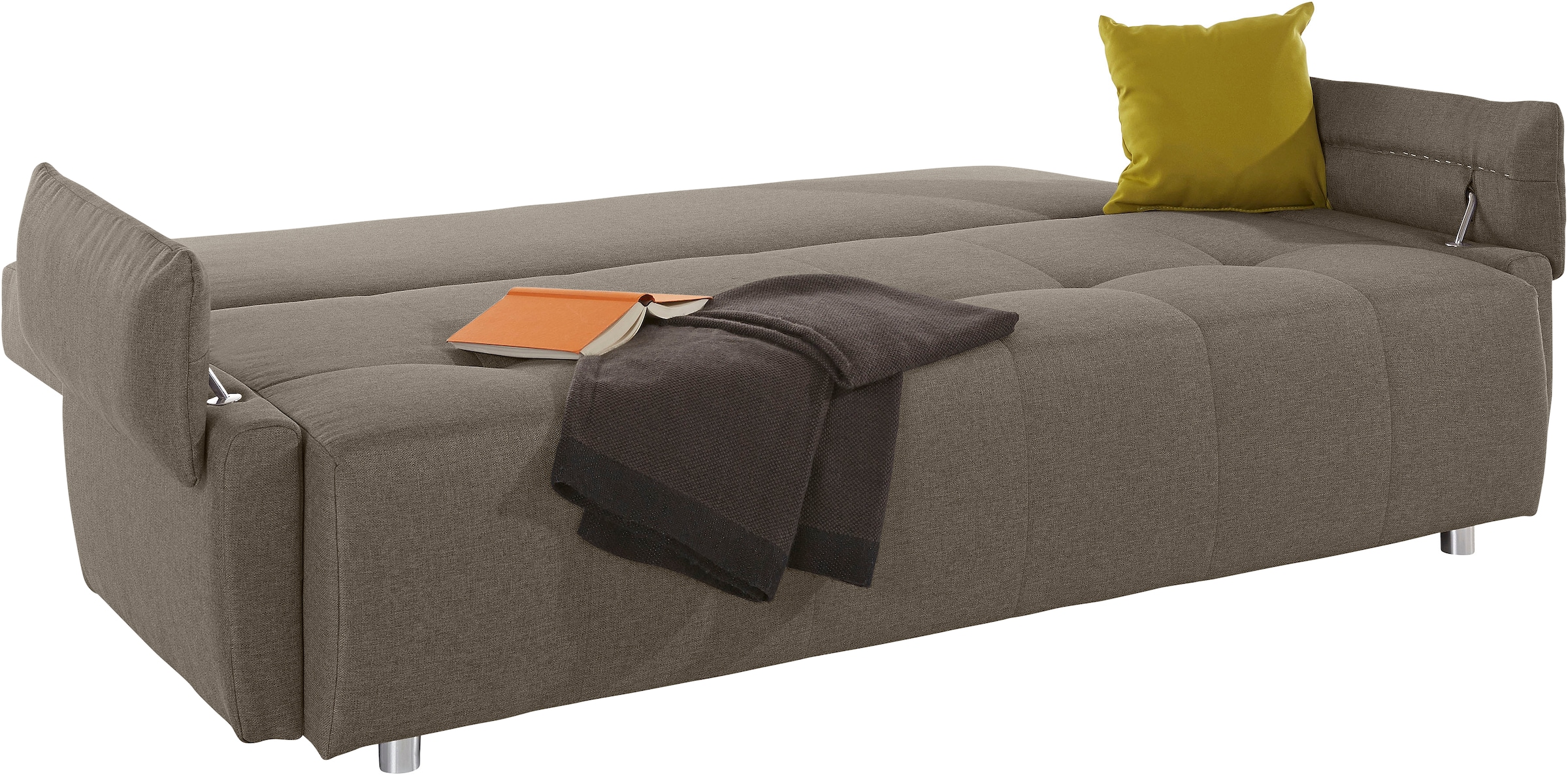 COLLECTION AB Schlafsofa »Funtastic«, mit Federkern, Bettfunktion, inklusive 2 Rücken- und 1 Zierkissen
