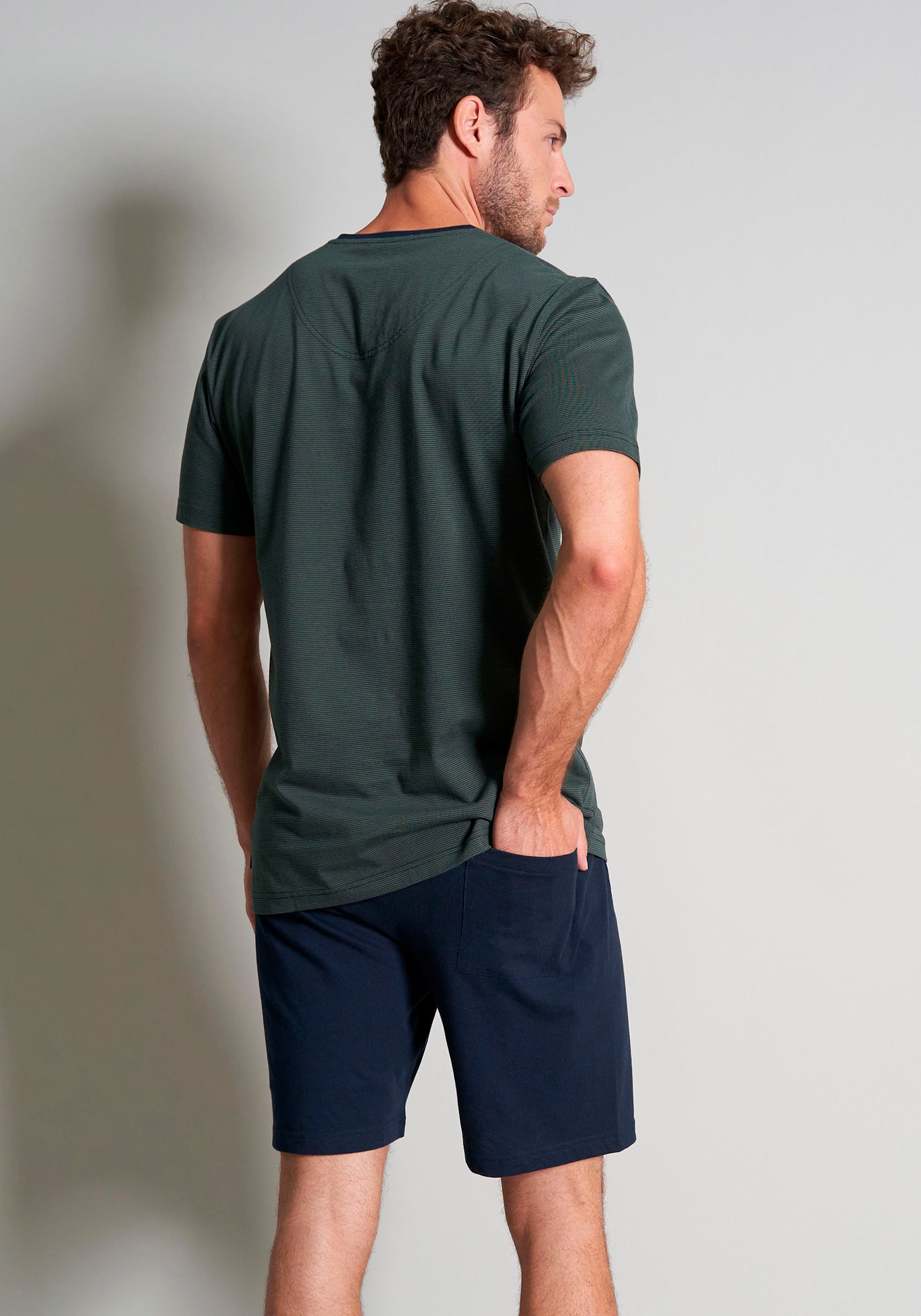 TOM TAILOR Shorty »Nevada«, (2 tlg.), mit coolem V-Ausschnitt