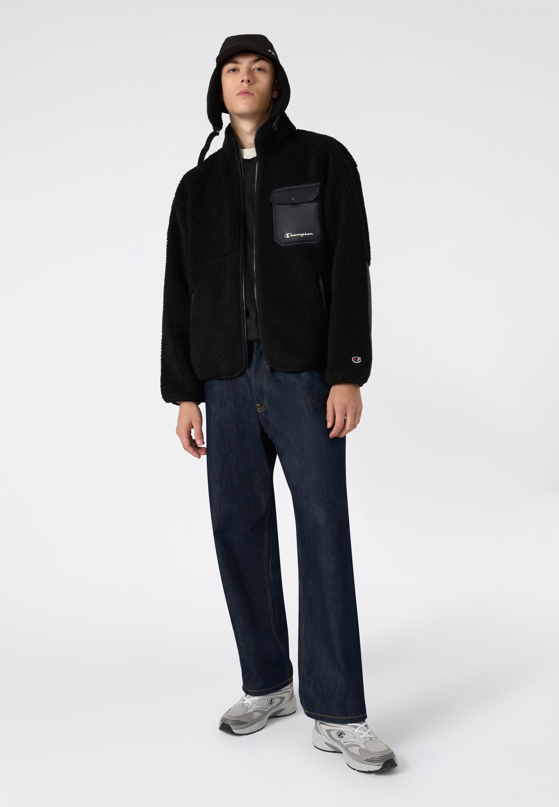 Champion Fleecejacke »Polar Hooded Top« 1 Stk. tlg. aus Polyester, für angenehme Wärme, sportlicher Stil