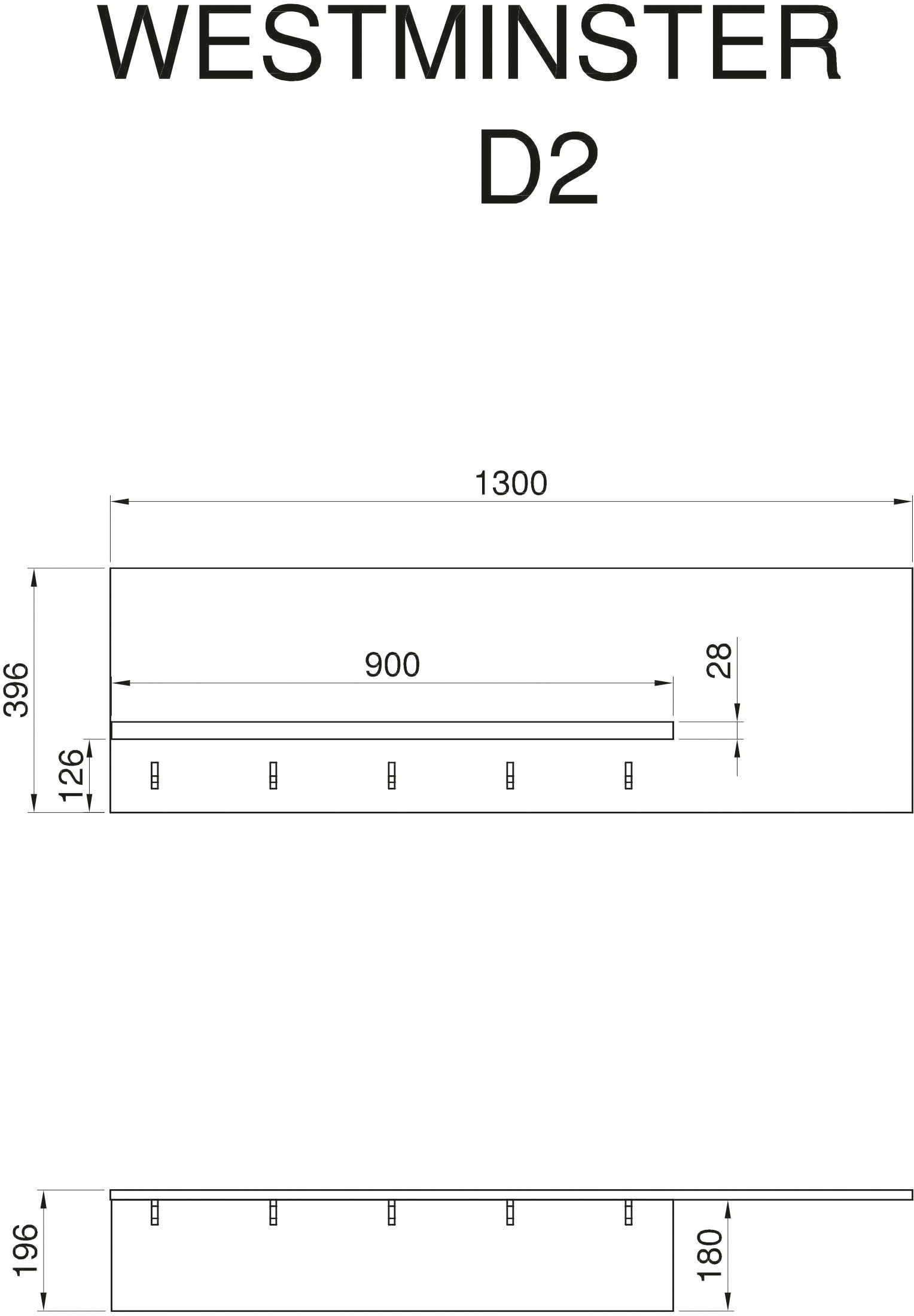 KOCHSTATION Pantryküche »KS-Westminster«, Breite 130 cm, ohne E-Geräte