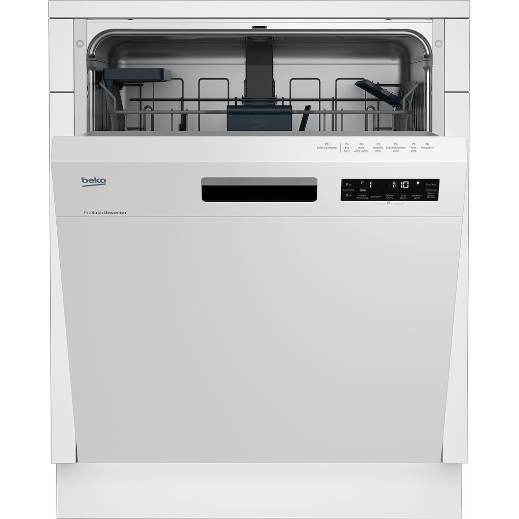 BEKO teilintegrierbarer Geschirrspüler »DSN6634W2«, DSN6634W2, 14 Maßgedecke