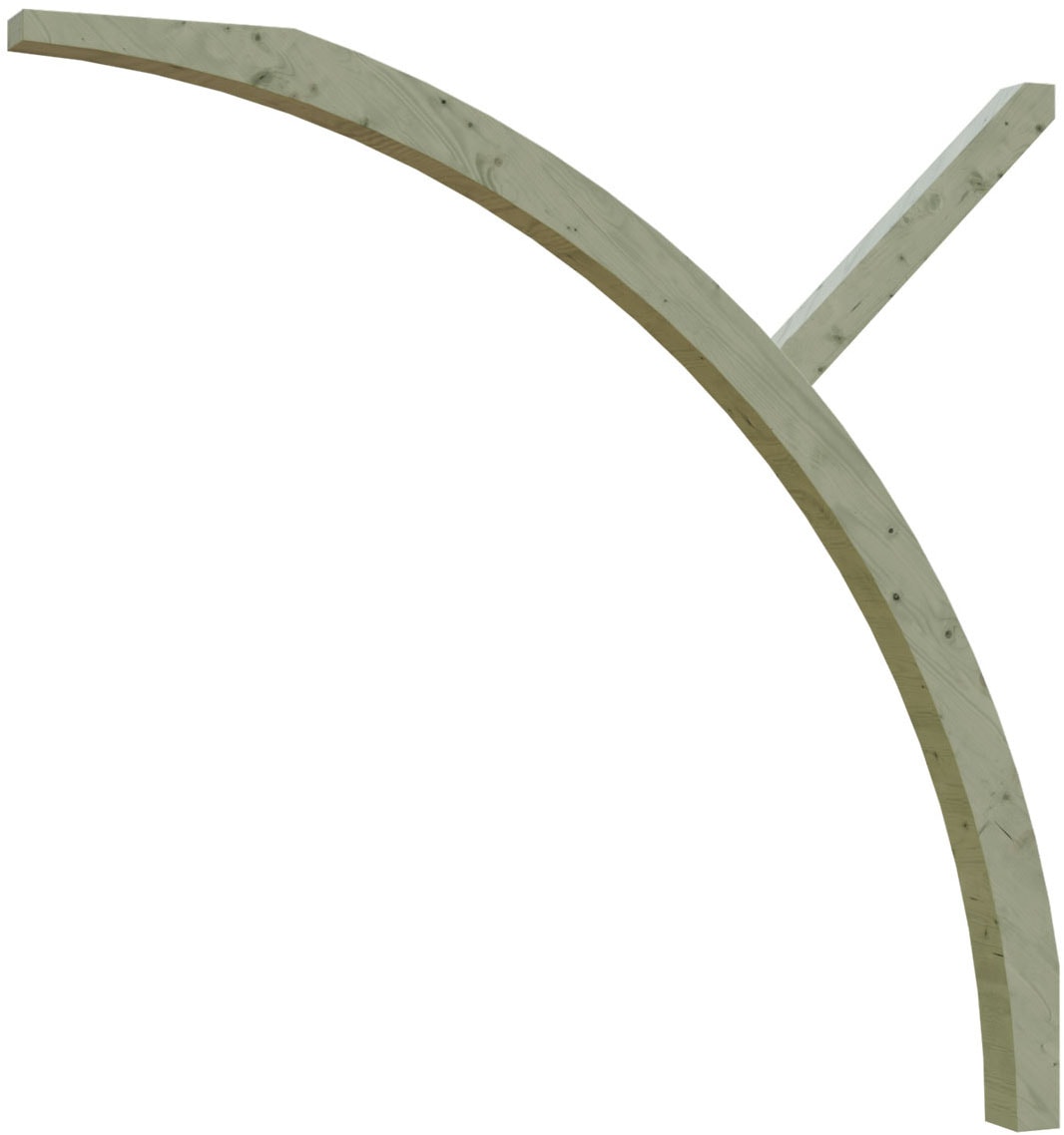 Skanholz Carport-Stützelement Einfahrtsbogen pro Pfostenreihe