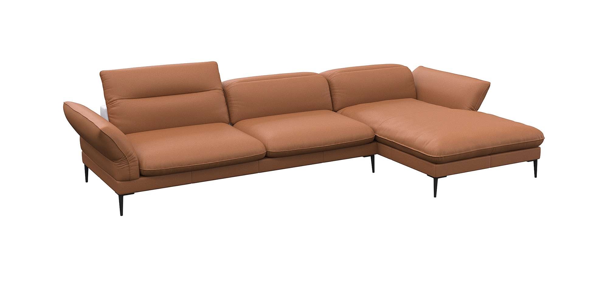 FLEXLUX Ecksofa »Salino, Funktionssofa mit Recamiere, Relaxsofa, Ecksofa«, günstig online kaufen