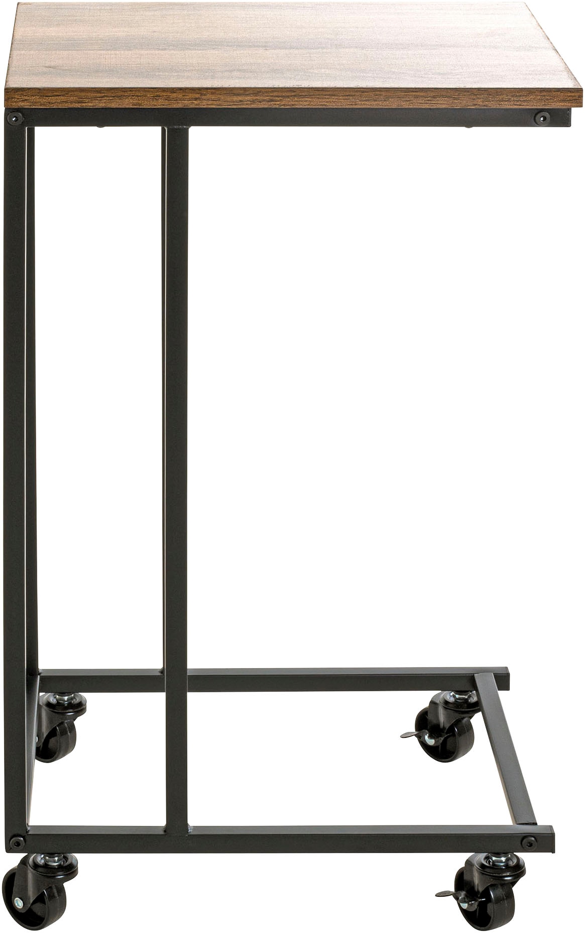 HAKU Beistelltisch »Rollwagen, Trolley« 1 Stk. tlg. rechteckig - aus Metall Schwarz B/T/H 30/40/67 cm