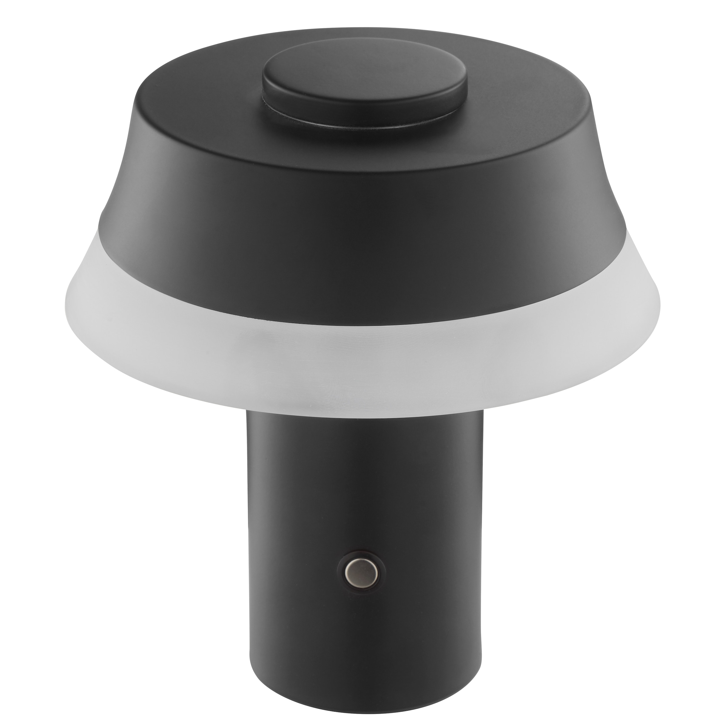 Brilliant LED Tischleuchte »Kinich« LED-Modul 1 Stk. Warmweiß LED Akku-Leuchte, 17 cm, 240 lm, per wireless charging & USB ladbar