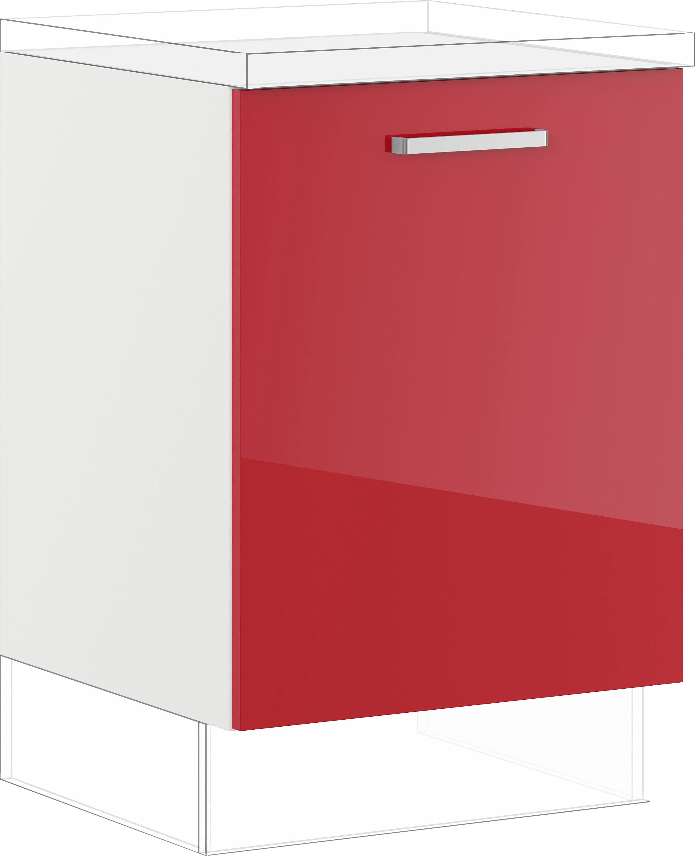 IMPULS KÜCHEN Wäscheschrank »"Turin", Breite/Höhe: 60/72,3 cm, mit Soft-Clo günstig online kaufen
