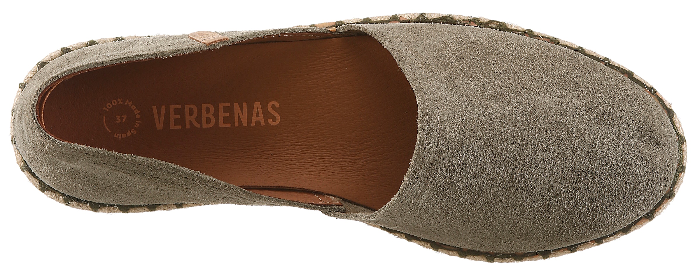 VERBENAS Espadrille »CARMEN SERRAJE«  Sommerschuh, Schlappen mit Jute-Rahmen
