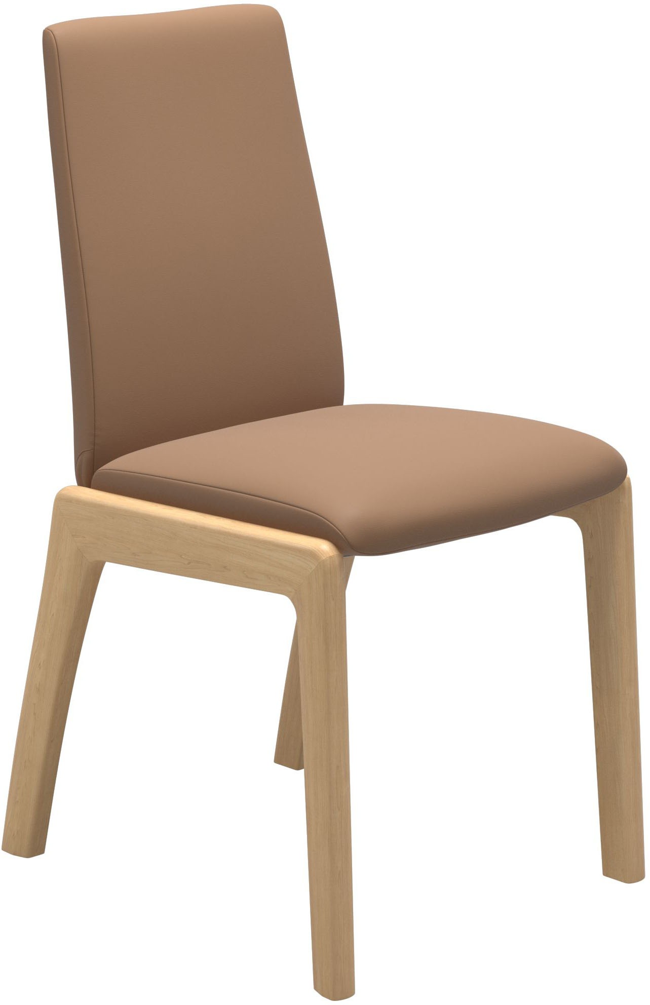 Stressless® Polsterstuhl »Laurel«, Leder BATICK, Low Back, Größe M, mit abgerundeten Beinen in Eiche natur