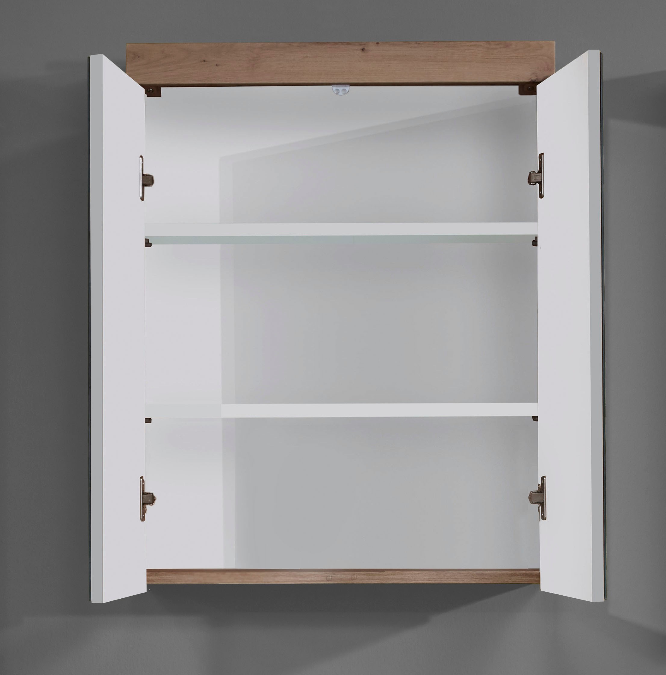 welltime Spiegelschrank »Avena« Spiegelschrank wahlweise mit Beleuchtung - (B/T/H) 60/17/77 cm