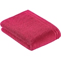 Vossen Handtuch »Calypso Feeling«, (1 St.), mit schmaler Bordüre, weiche Handtücher aus 100% hochwertigste Baumwolle, Vegan, einfarbig