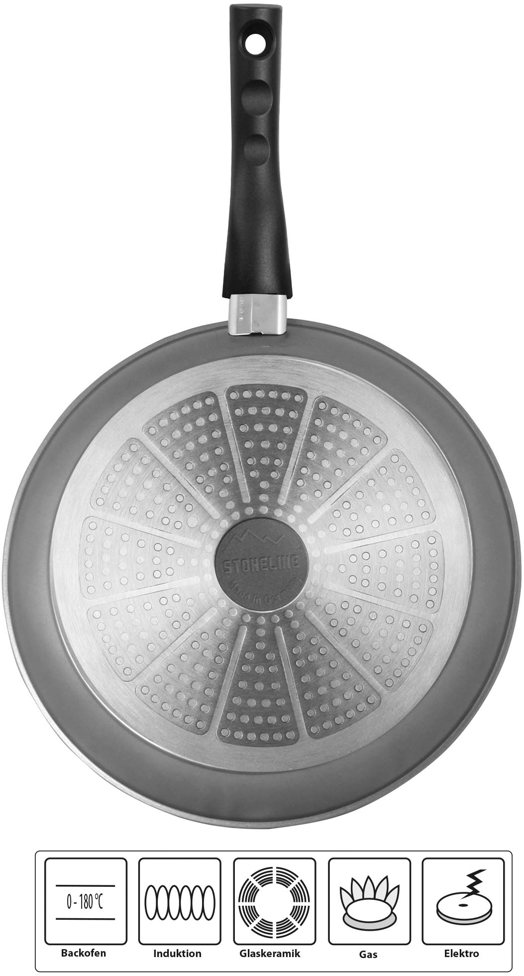 STONELINE Schmorpfanne »FLEX« Aluminium 1 Stk. tlg. Ø 28 cm, Griff abnehmba günstig online kaufen