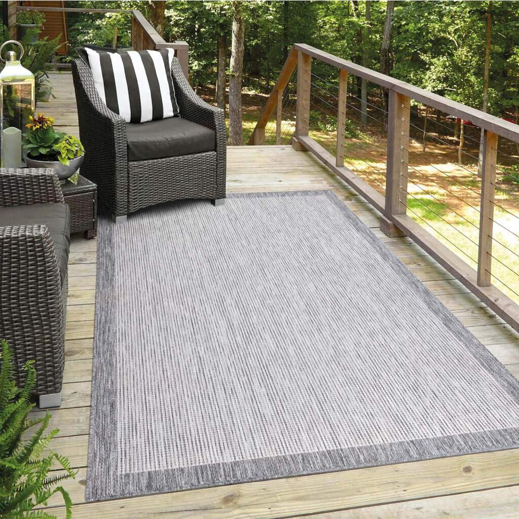 Flachgewebe, bequem UV-beständig, Form rechteckig, Teppich erhältlich quadratischer in Carpet auch bestellen und »Outdoor«, City schnell