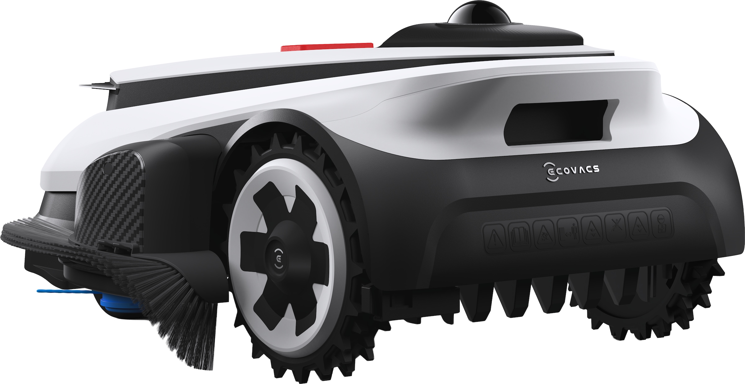 ECOVACS Rasenmähroboter »GOAT A1600 LiDAR PRO« Mäheffizienz von 400 m²/h, Trimmer (8500 rpm),   Dual-LiDAR Navigation, leistungsstarker 32-V Energieplattform