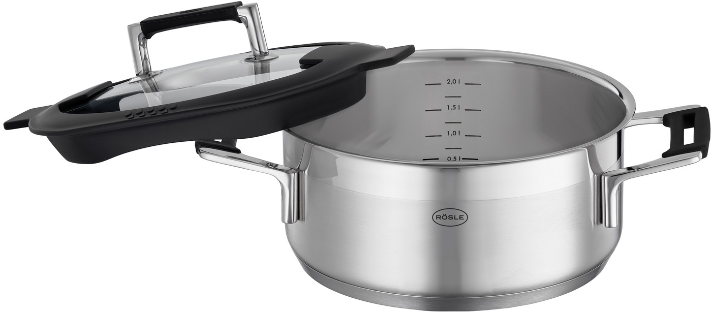 RÖSLE Bratentopf »SILENCE PRO« Edelstahl 18/10 günstig online kaufen
