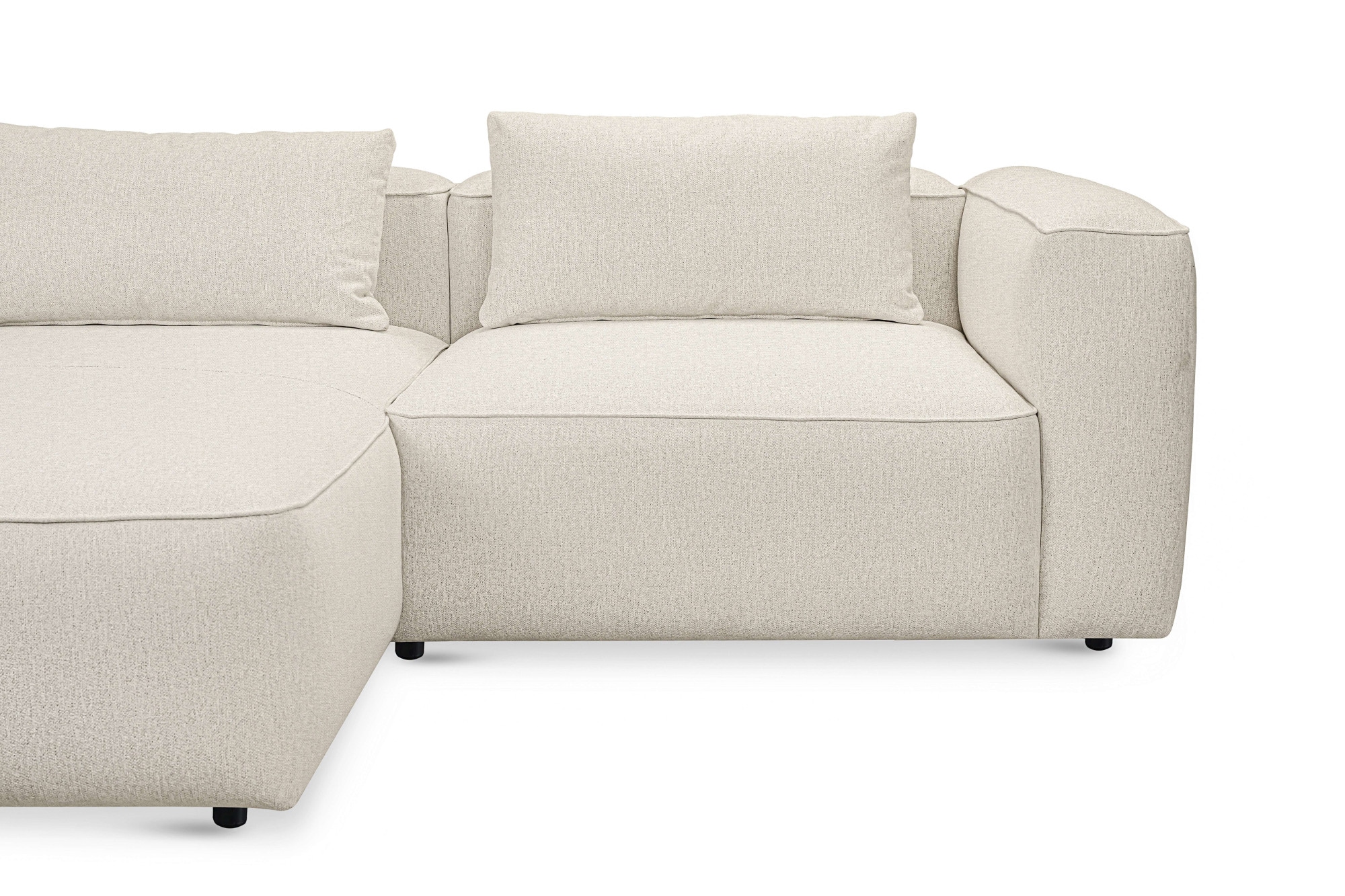 andas Ecksofa »Tvinnet«, Breite 228 cm, extra tiefe Sitzfläche, kubisches Sitzvergnügen