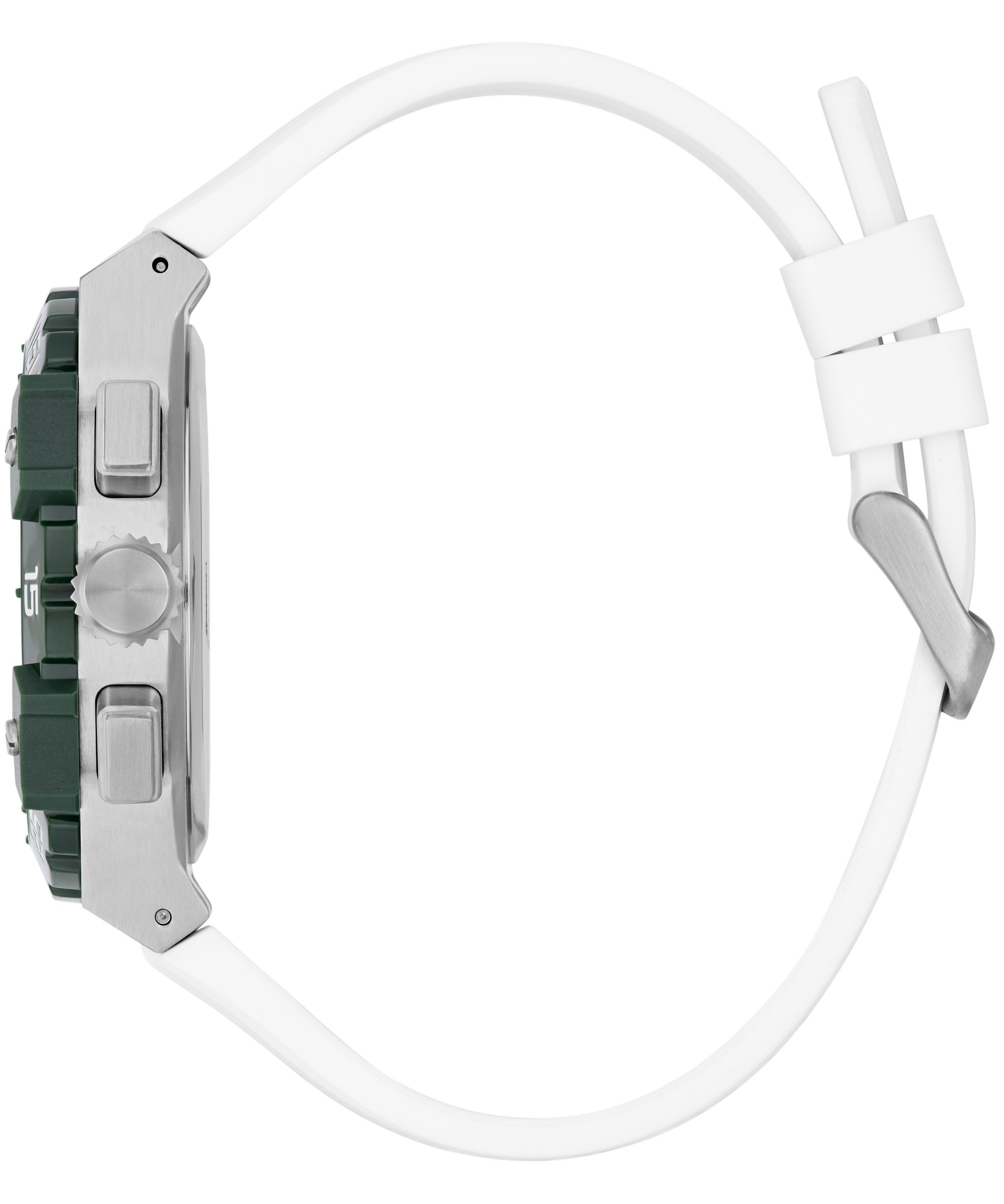 Guess Multifunktionsuhr »FORE« Quarzuhr, Armbanduhr, Herrenuhr, Silikonarmband, analog, Wochentag