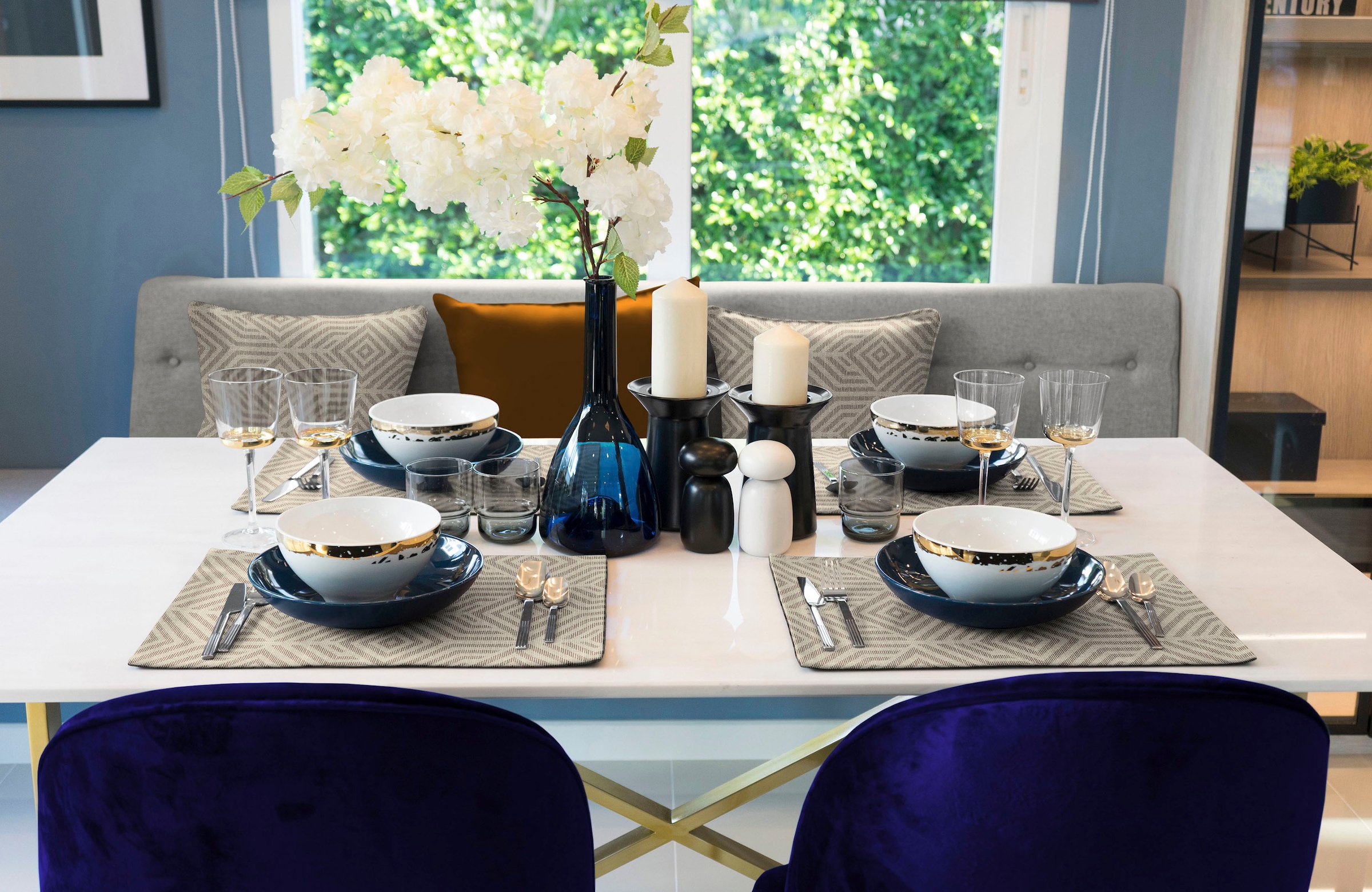 ADAM Platzset »Easy Diamond« GOTS organic, zertifiziert durch CERES 0242 dunkelbraun Obermaterial: 100% Baumwolle B/L: 40 cm x 50 cm