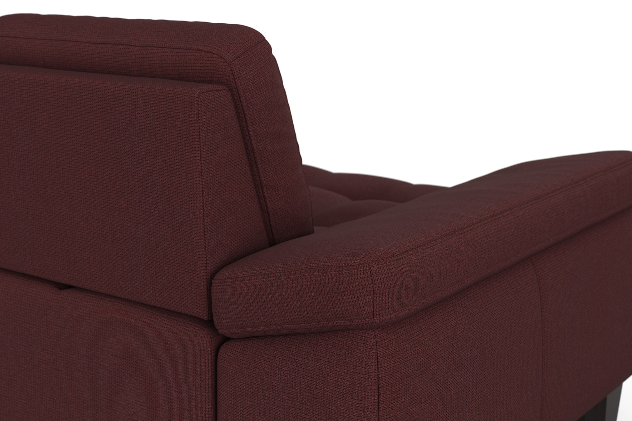 sit&more Ecksofa »Westham L-Form«, Recamiere, mit oder ohne Bettfunktion, Bettkasten, Füße wengefarben