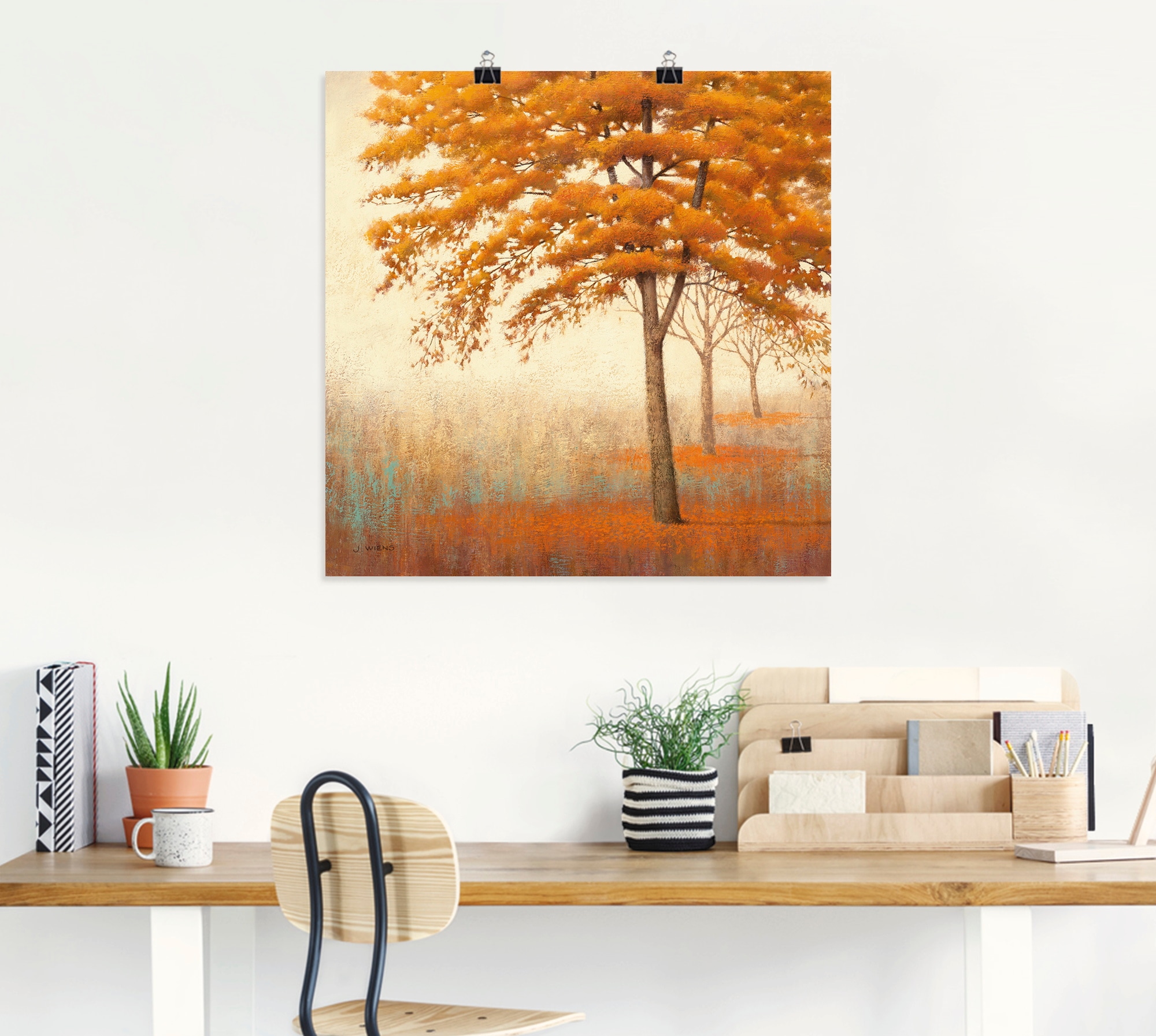 Artland Wandbild »Herbst Baum I«, Bäume, (1 St.), als Leinwandbild, Poster in verschied. Größen