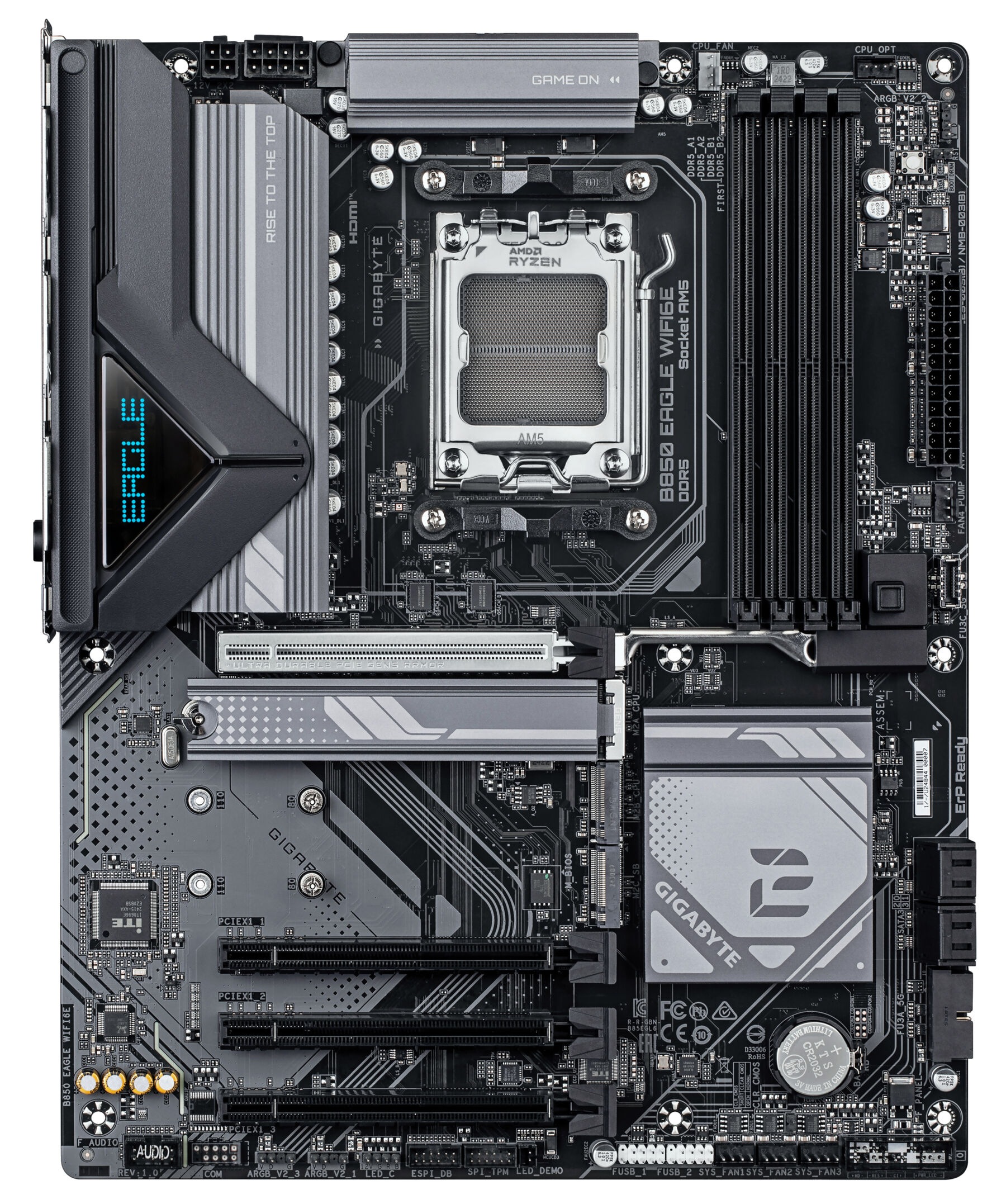 Gigabyte Mainboard »B850 EAGLE WIFI6E Motherboard - AMD Ryzen 9000 Serie CPUs, 8+2+2 Phase«