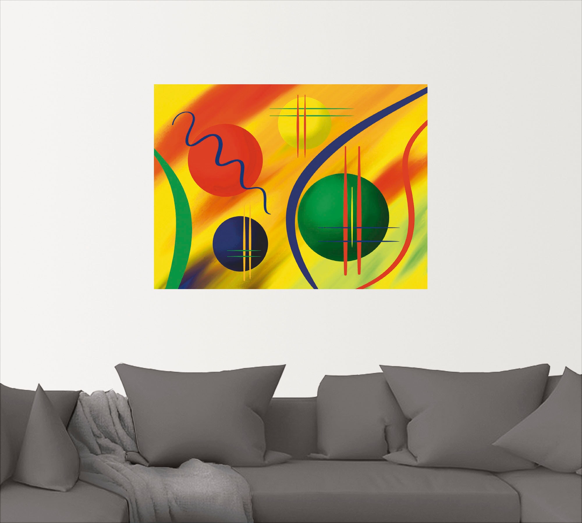 Artland Wandfolie »Modern II«, Muster, (1 St.), selbstklebend