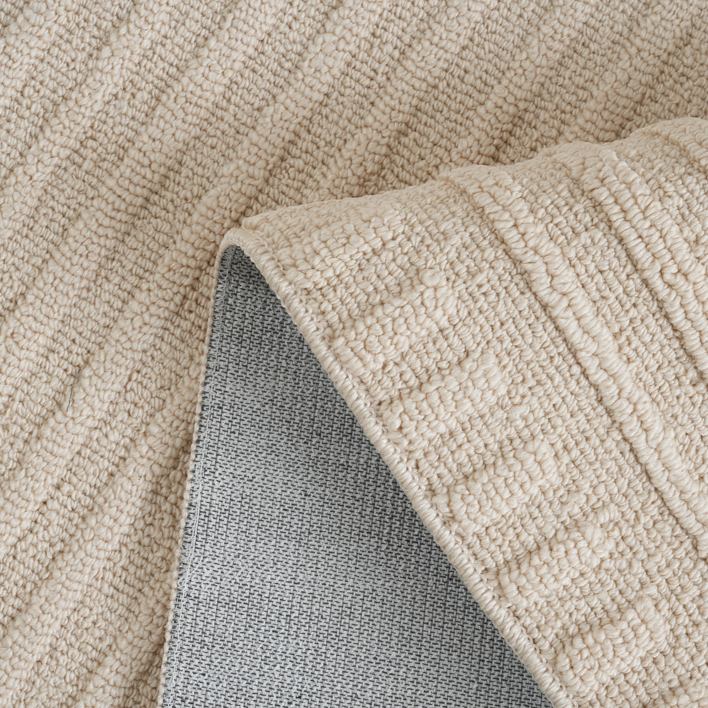 OTTO home Teppich »Jola, In- und Outdoor geeignet, Hoch-Tief-Design, Scandi« rechteckig 9 mm Höhe Hoch-Tief-Struktur, Zen, Wetterfest & UV-beständig, Balkon, Camping