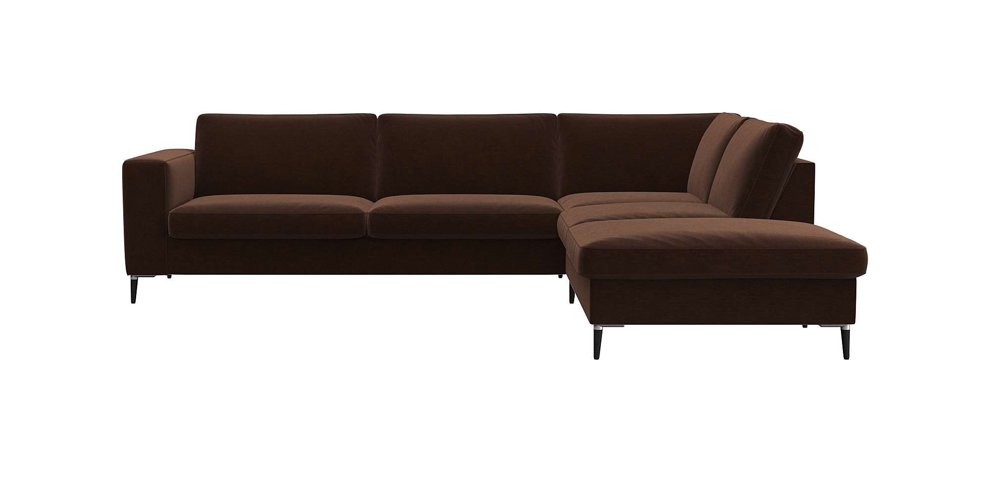 FLEXLUX Ecksofa "Fiore, super Sitzkomfort durch Kaltschaum im Sitz, L-Form" günstig online kaufen