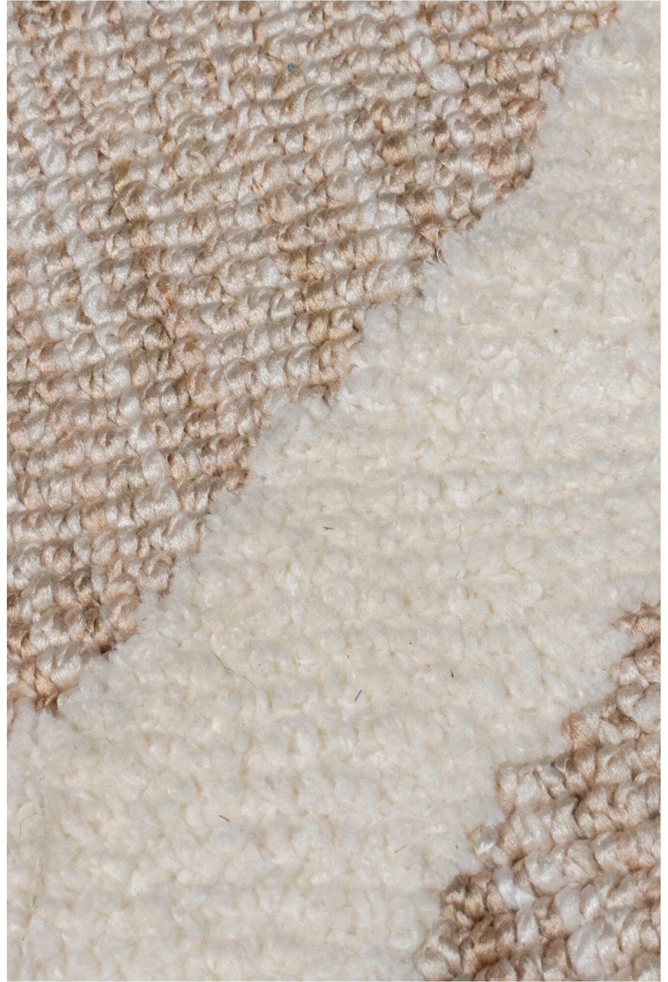 FLAIR RUGS Teppich »Micah«, rechteckig, 12 mm Höhe, Hoch-niedriger Flor in Wolle-Optik