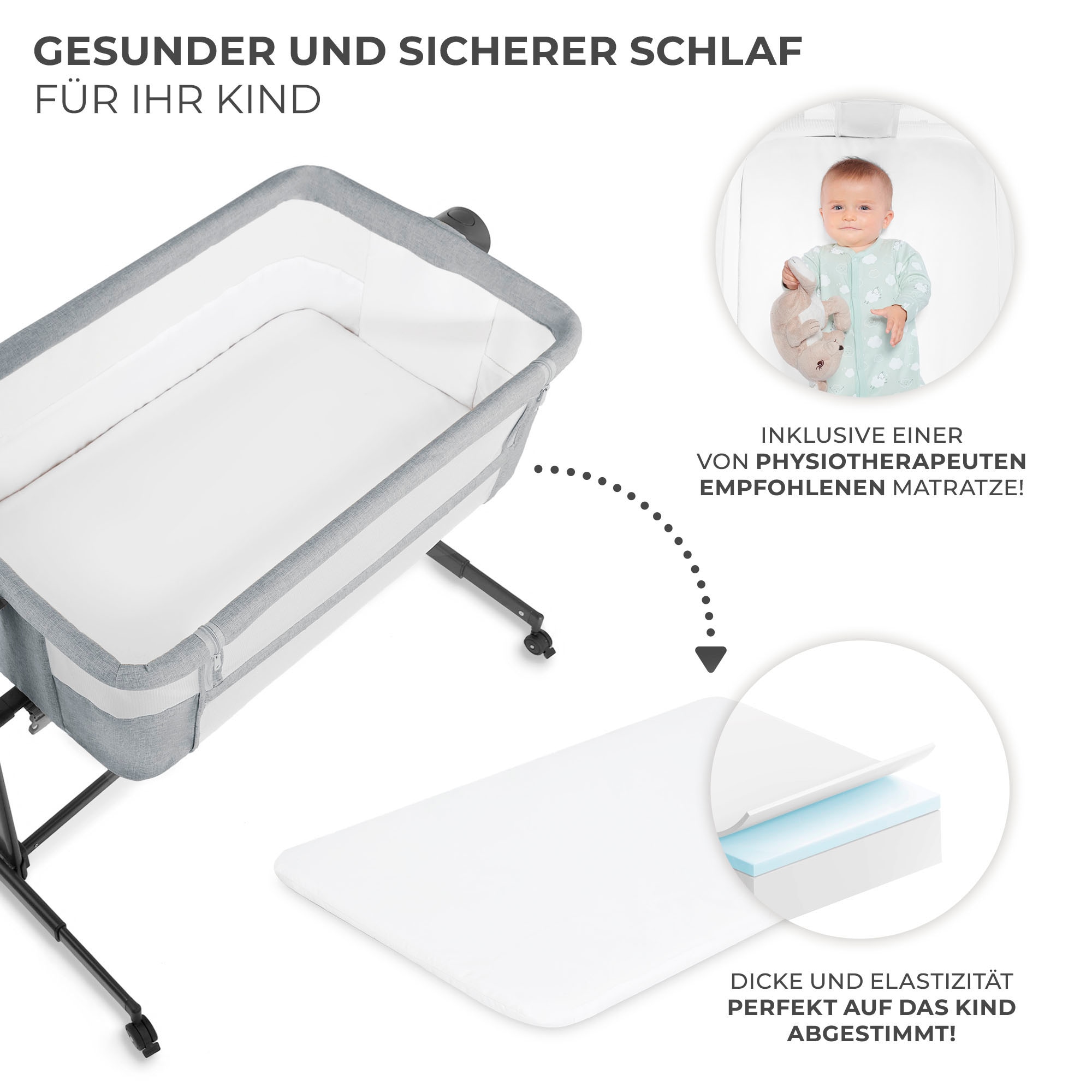 Kinderkraft Beistellbett »Neste Up 2«