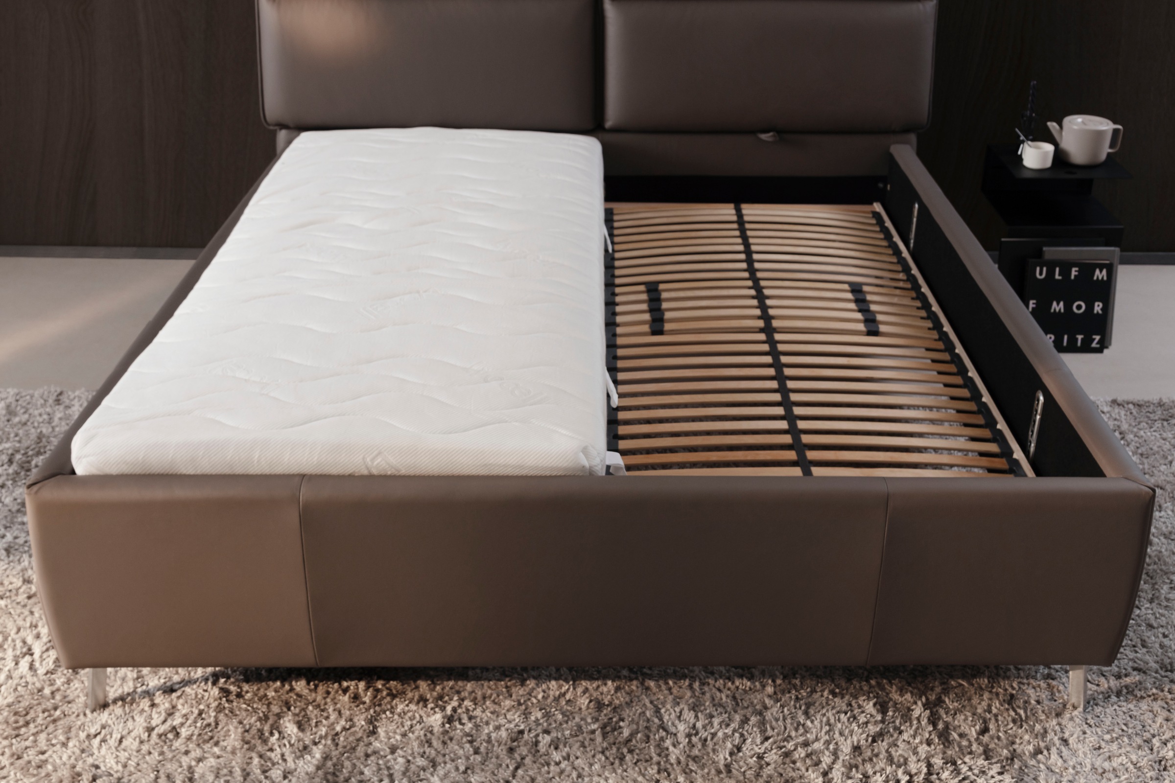 Home affaire Polsterbett »Cozy Town« inkl. 7-fache Einlegetiefenverstellung günstig online kaufen