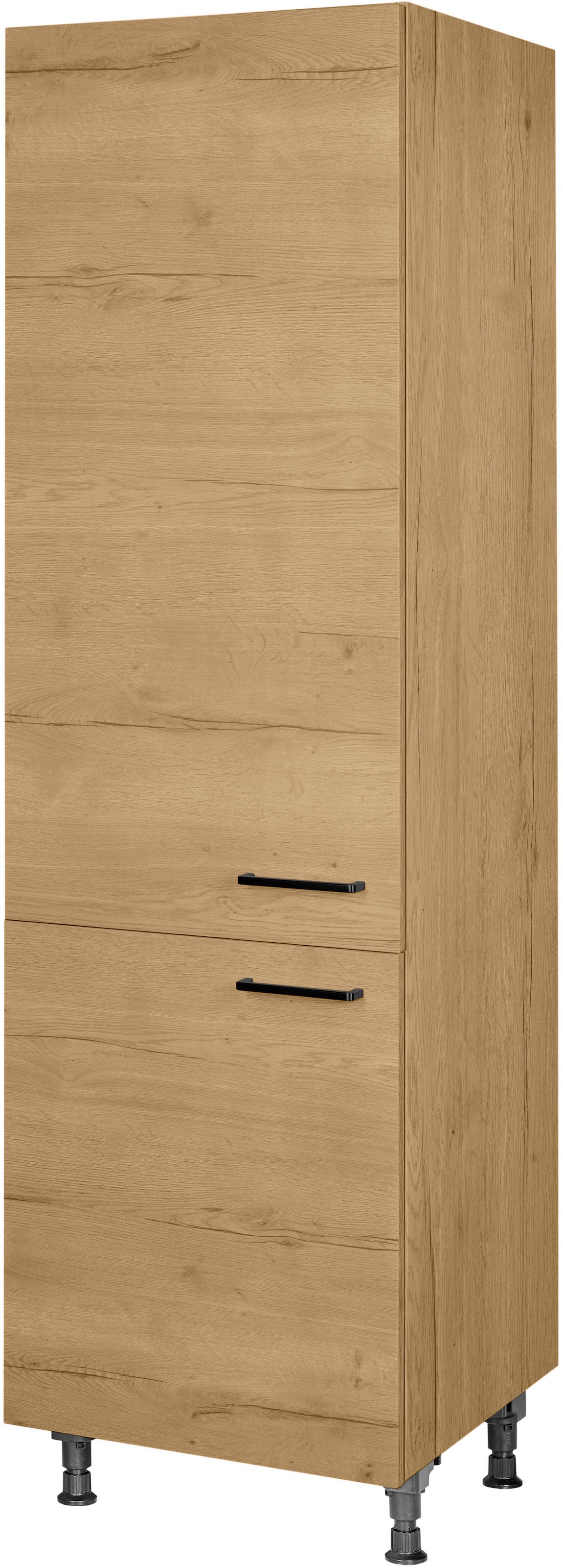 nobilia® Hochschrank »"Structura", Ausrichtung wählbar, mit zwei Türen, vormontiert,«, Breite/Höhe: 60/216,6 cm