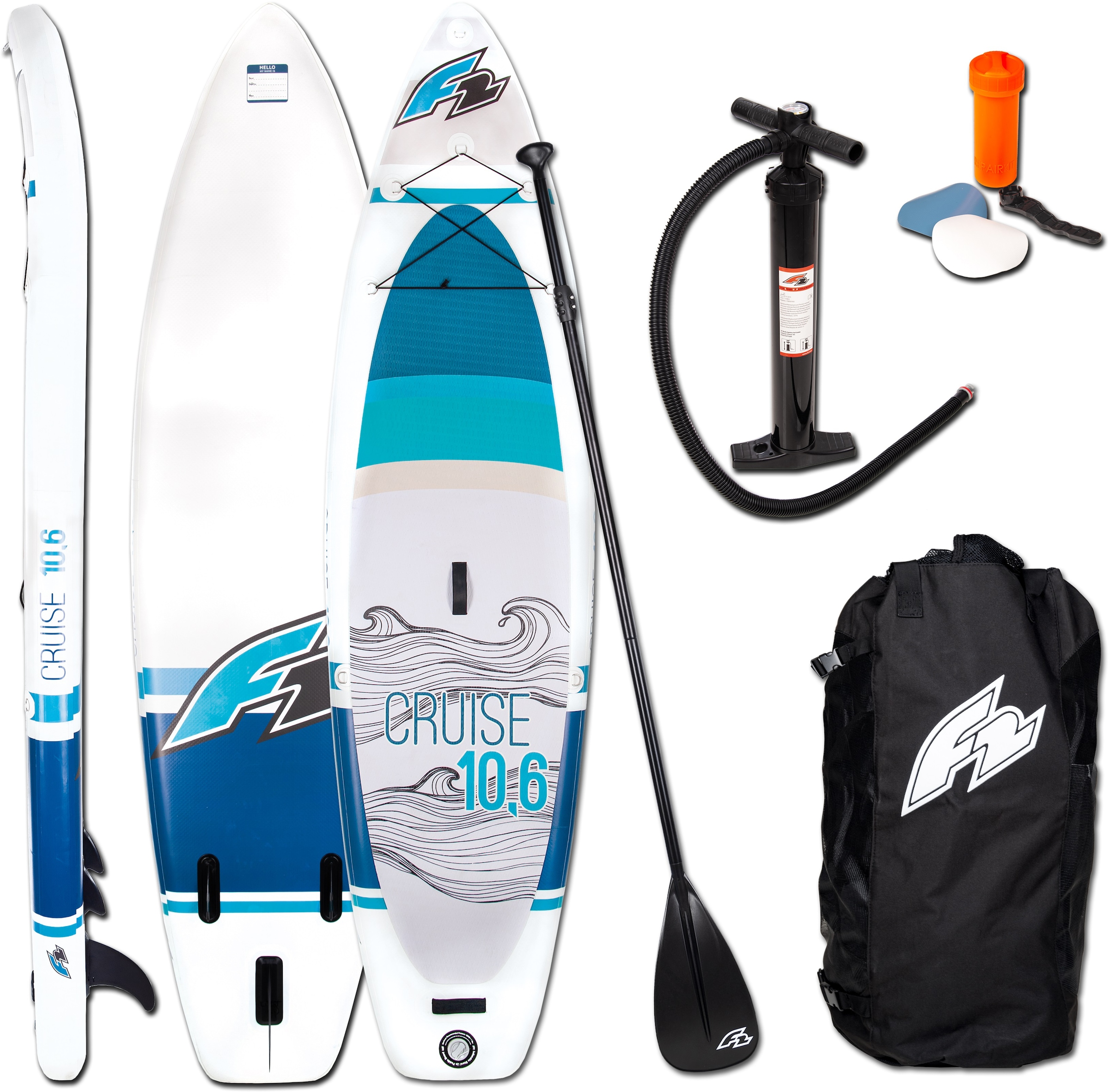 F2 Inflatable SUP-Board »F2 Cruise«, (Set, 5 tlg.), mit Alupaddel im  Online-Shop bestellen