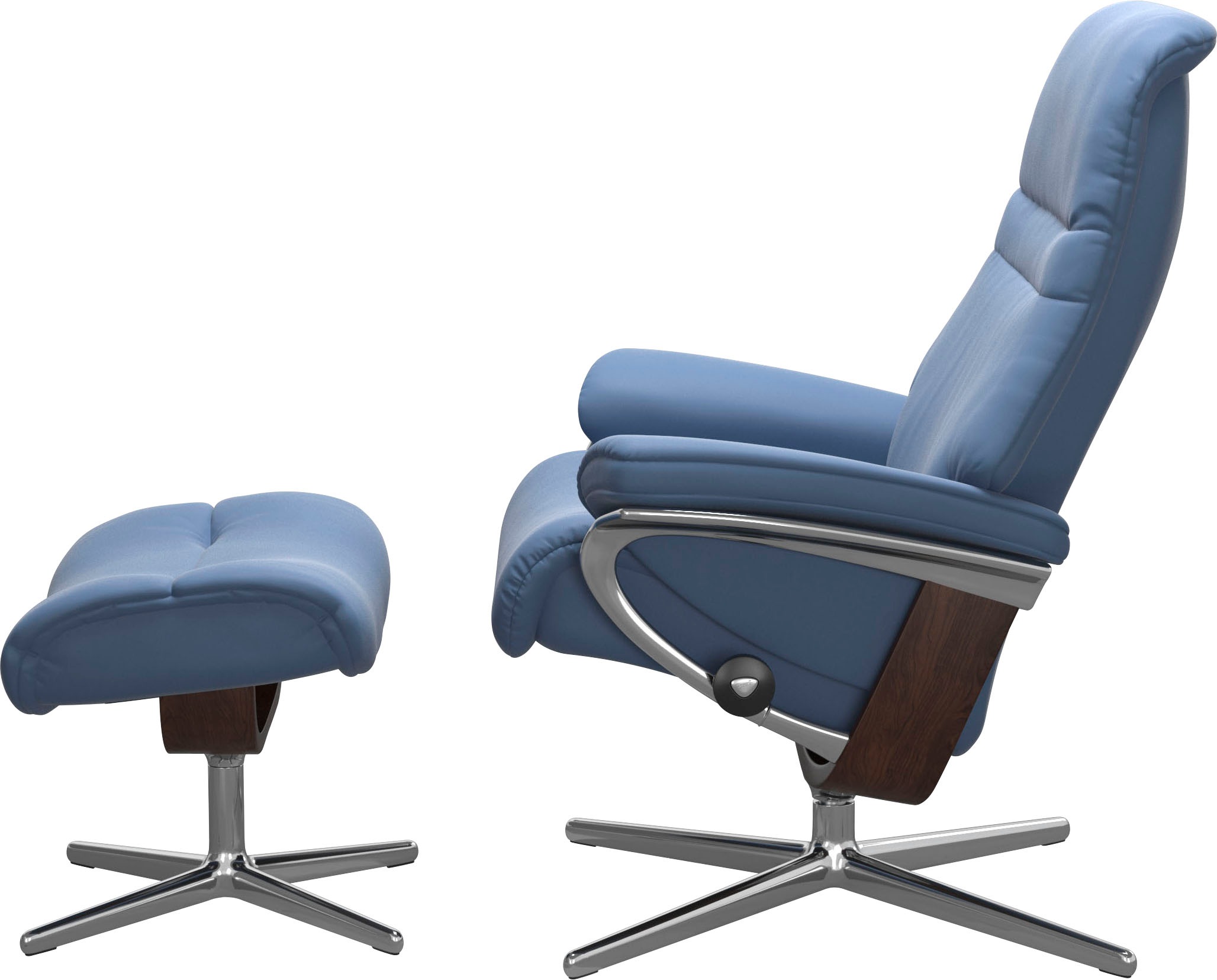 Stressless® Relaxsessel »Sunrise«, mit Cross Base, Größe S, M & L, Holzakzent Braun