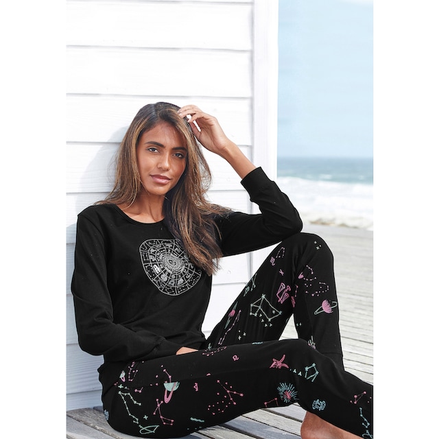 Vivance Dreams Pyjama, mit Galaxy-Print online kaufen