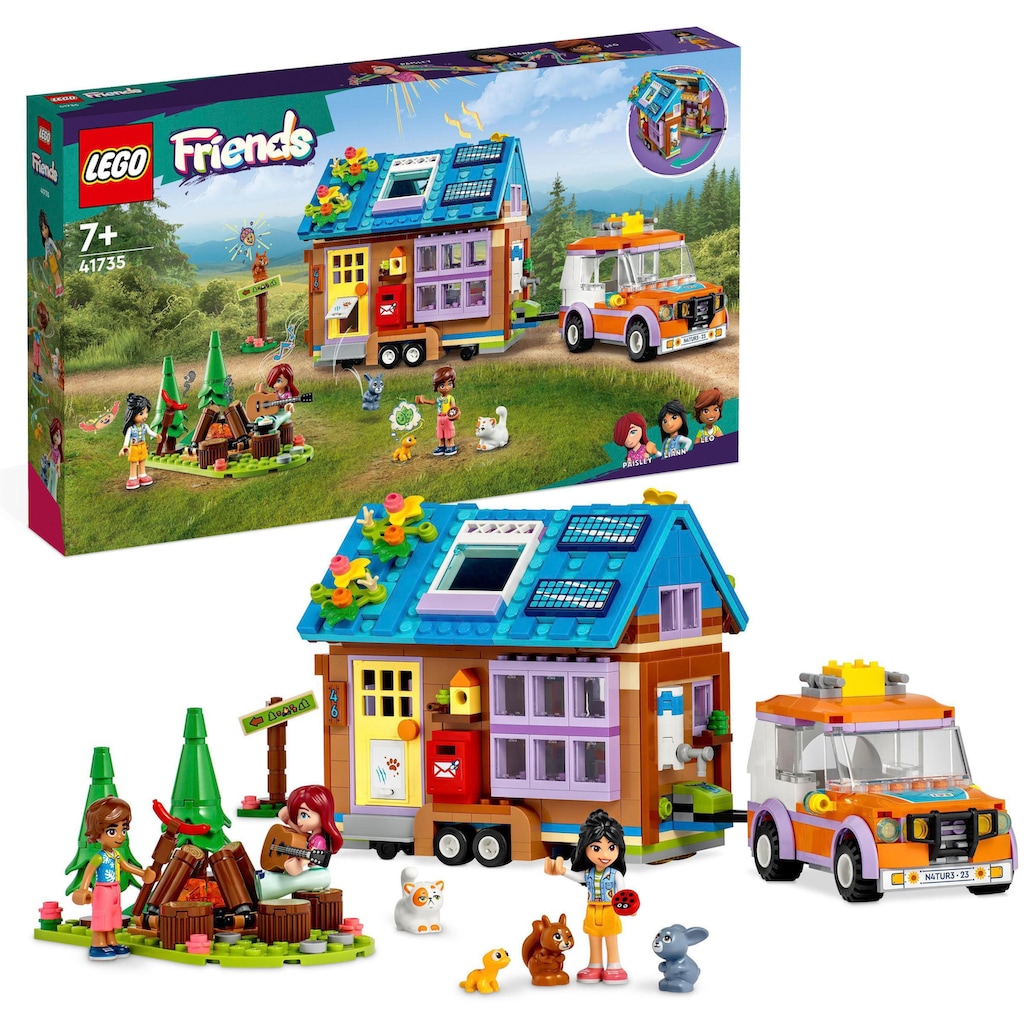 LEGO® Konstruktionsspielsteine »Mobiles Haus (41735), LEGO® Friends«, (785 St.)