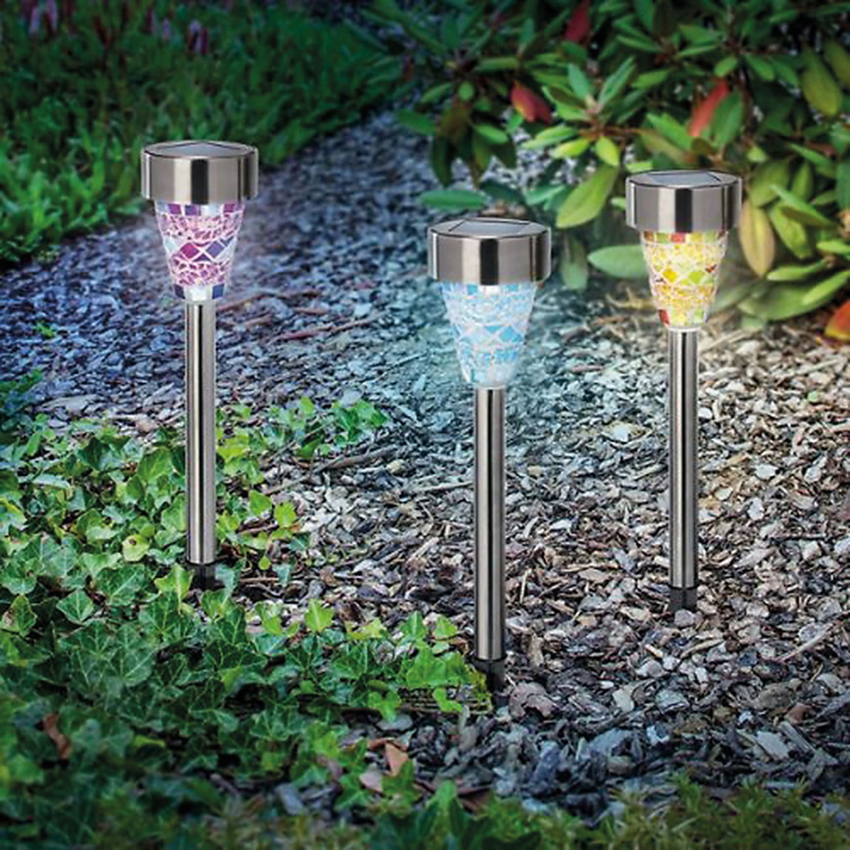 Think@Pets Gartenleuchte »MOSAIK«, Leuchtmittel LED-Board | LED fest integriert, Set, 3 Stück